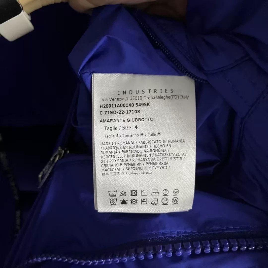 Moncler Moncler Down Cropped Blue Heavy Coat l Men Size US L / EU 52-54 / 3 - 4 Thumbnail