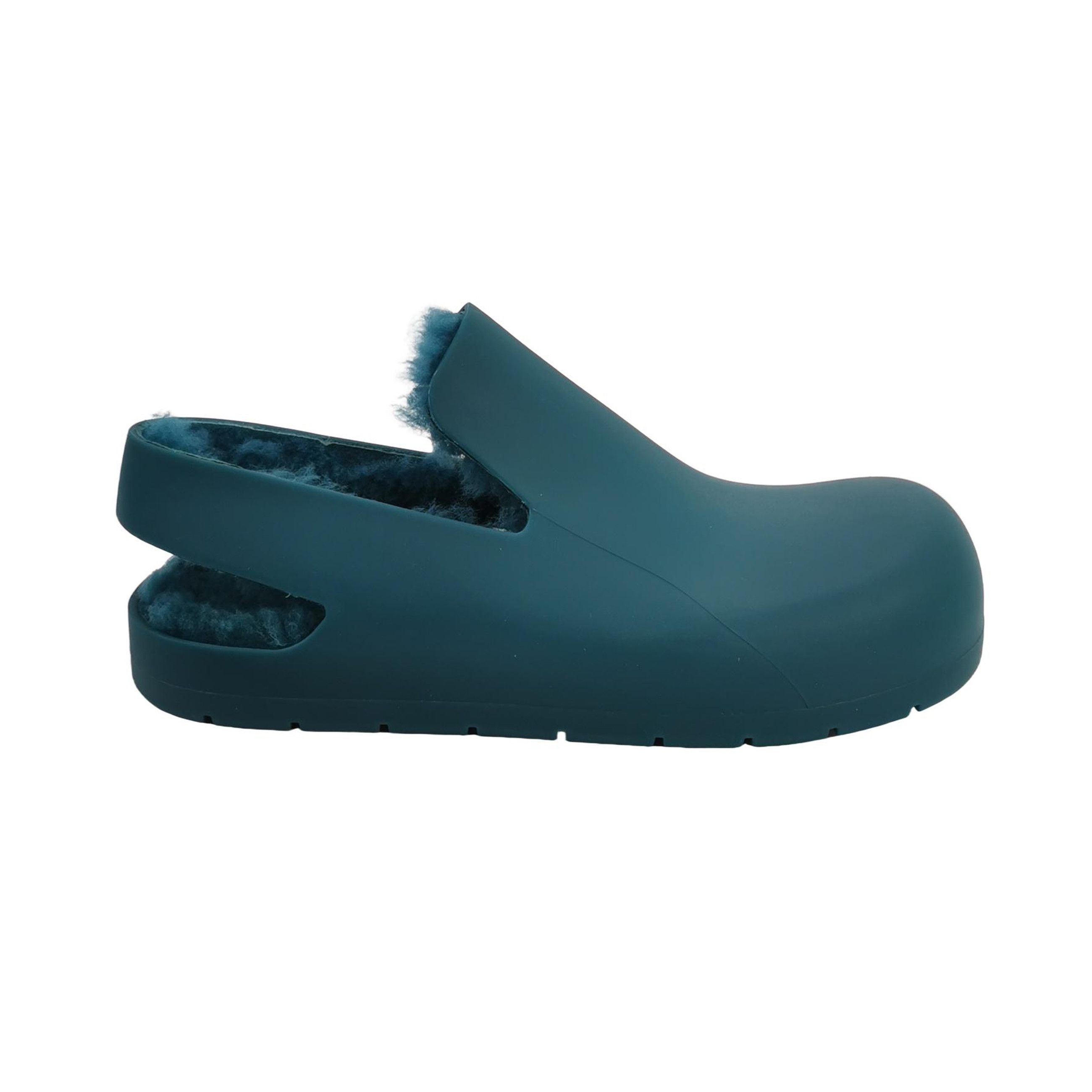 Bottega Veneta Bottega Veneta Fur Lined Rubber Puddle Clogs Size 42 Size US 9 / EU 42 - 2 Thumbnail