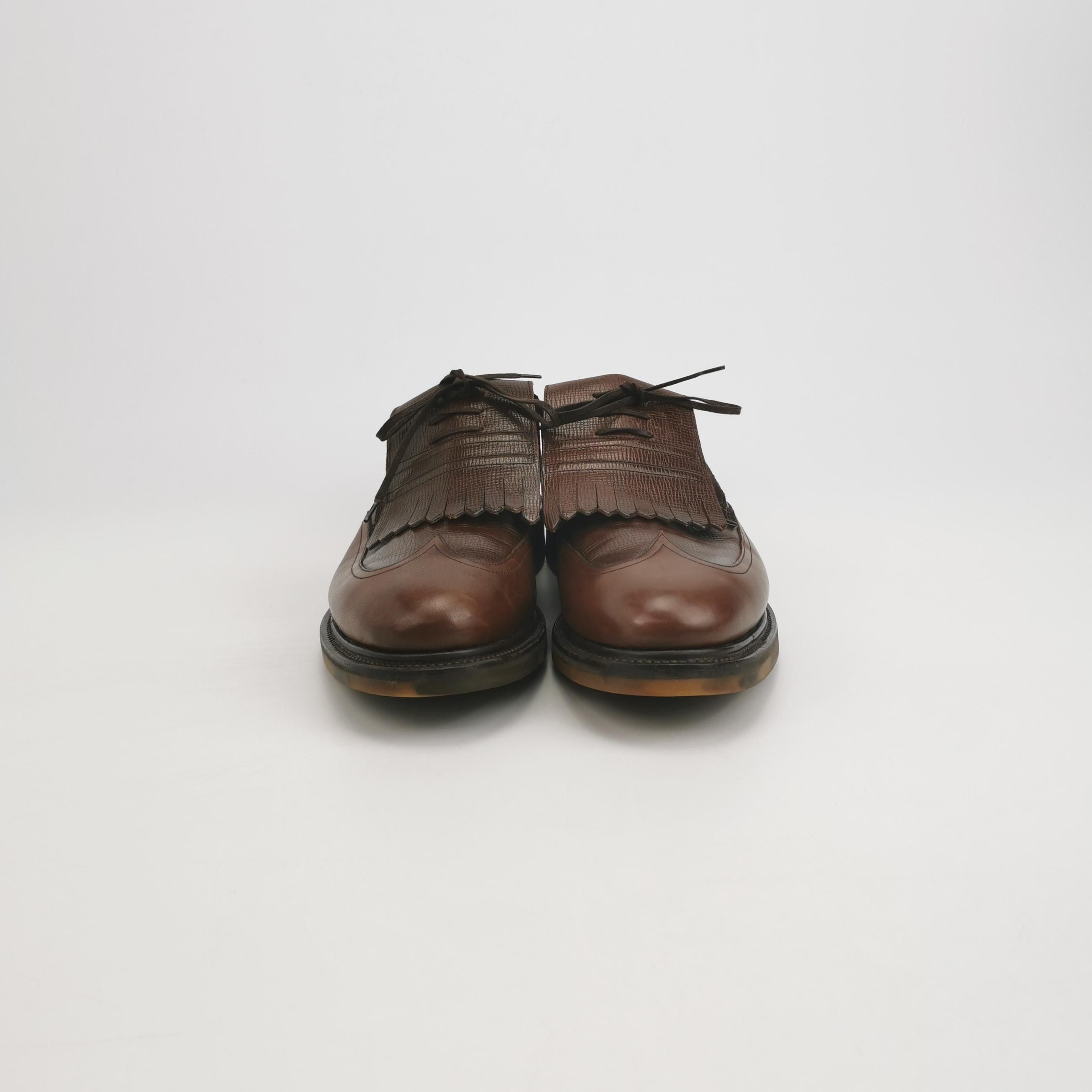 Salvatore Ferragamo Salvatore Ferragamo Kiltie Leather Wingtip Shoes 10 Size US 10 / EU 43 - 4 Thumbnail