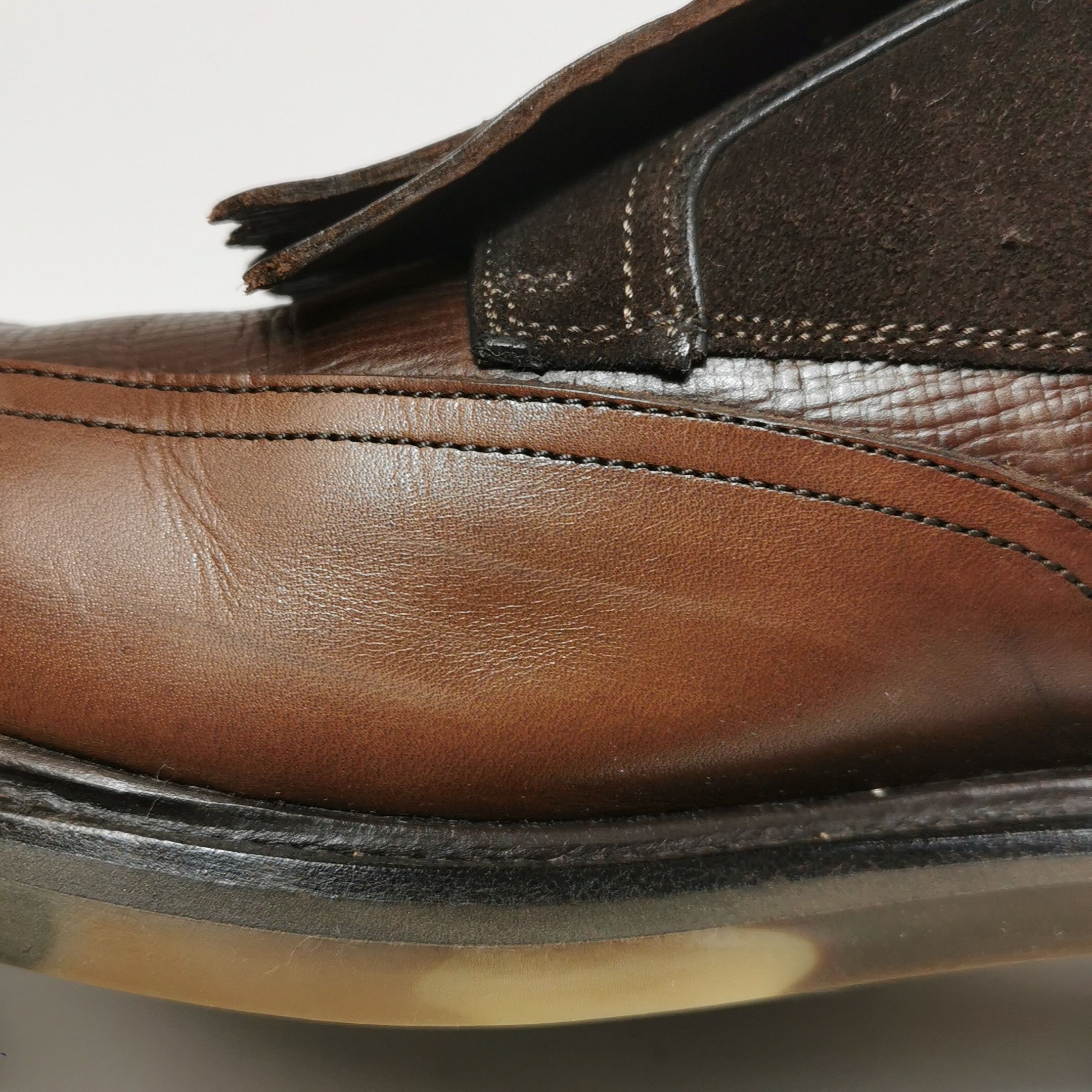 Salvatore Ferragamo Salvatore Ferragamo Kiltie Leather Wingtip Shoes 10 Size US 10 / EU 43 - 8 Thumbnail