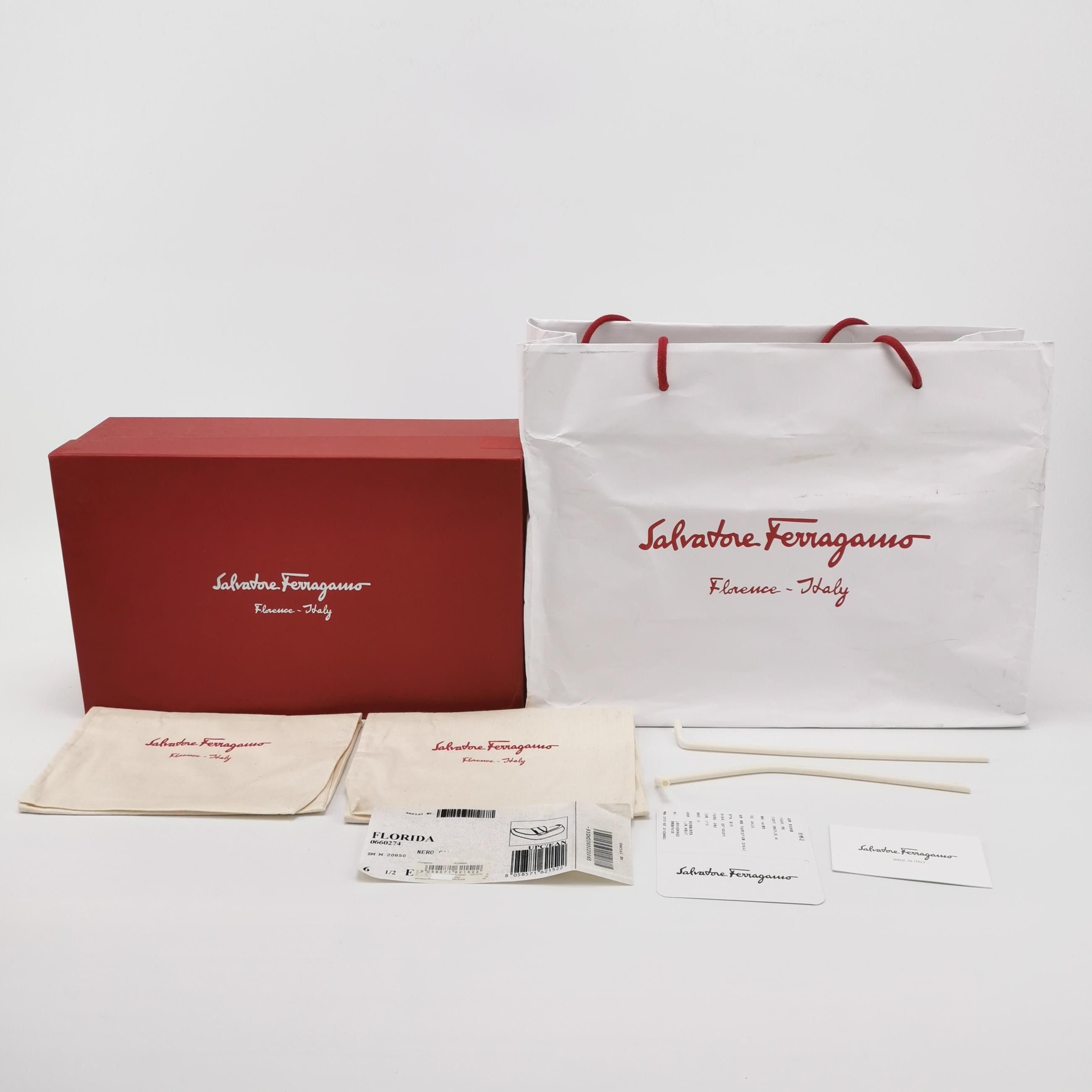 Salvatore Ferragamo Salvatore Ferragamo Striped Leather Loafers Size EU 40.5 Size US 7 / EU 40 - 7 Thumbnail