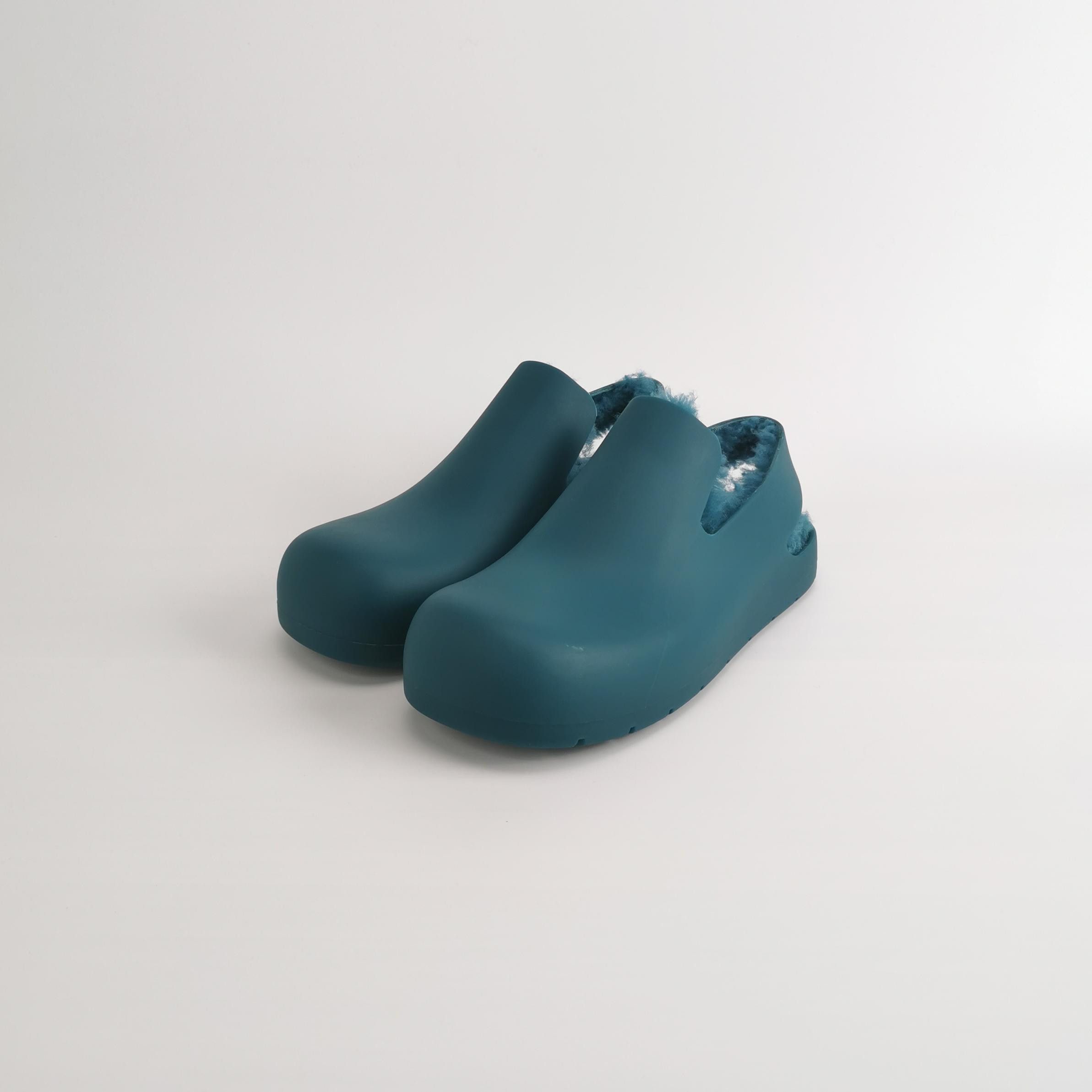 Bottega Veneta Bottega Veneta Fur-Lined Puddle Clogs EU 42 Size US 9 / EU 42 - 3 Thumbnail
