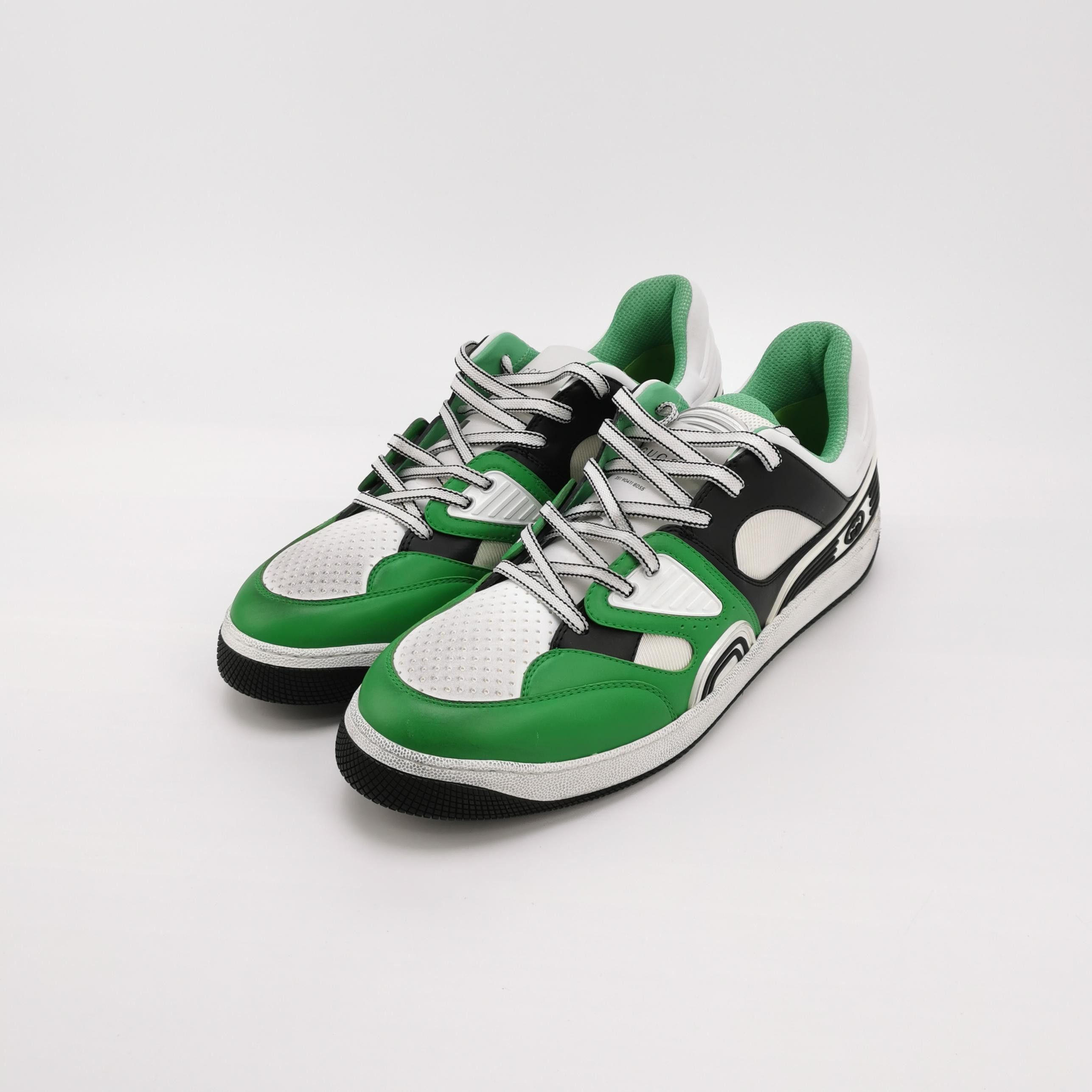 Gucci Gucci Basket Multi-Color Low-Top Sneakers 48 Size US 15 / EU 48 - 3 Thumbnail