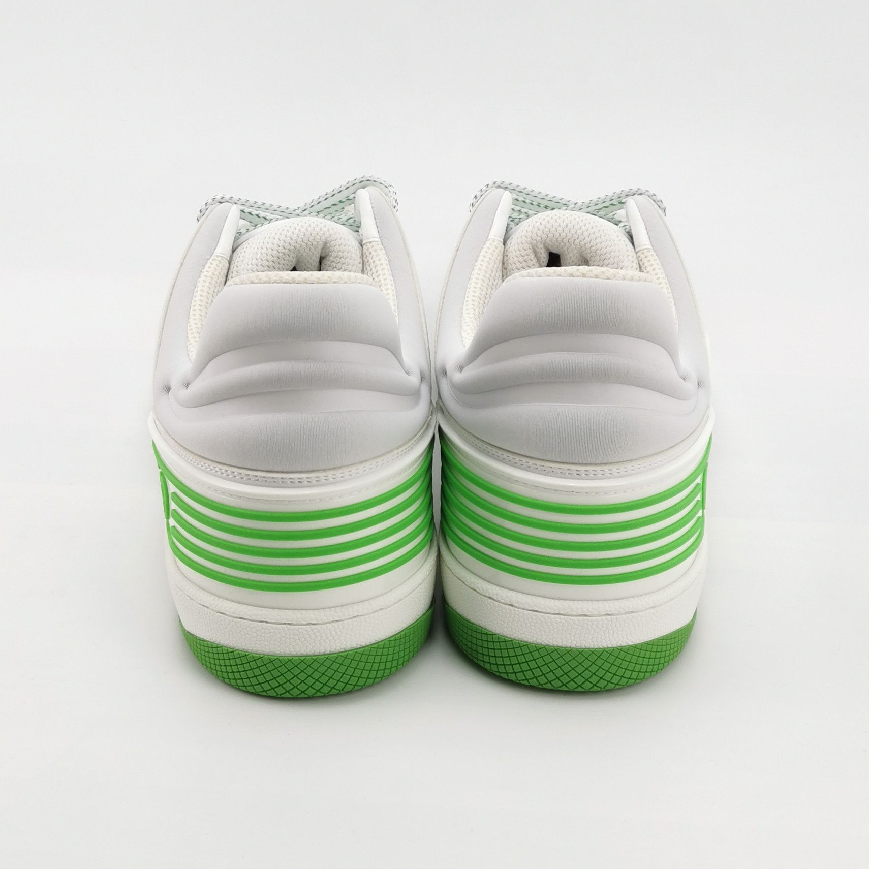 Gucci Gucci White & Green Basket Sneakers Size 48 Size US 15 / EU 48 - 5 Thumbnail