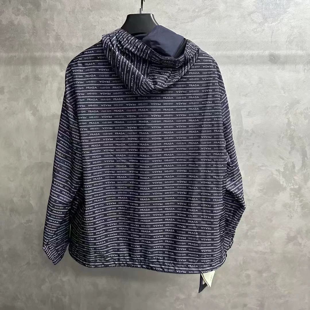 Prada Prada Striped Blue Light Jacket xs Men Size US XS / EU 42 / 0 - 2 Thumbnail
