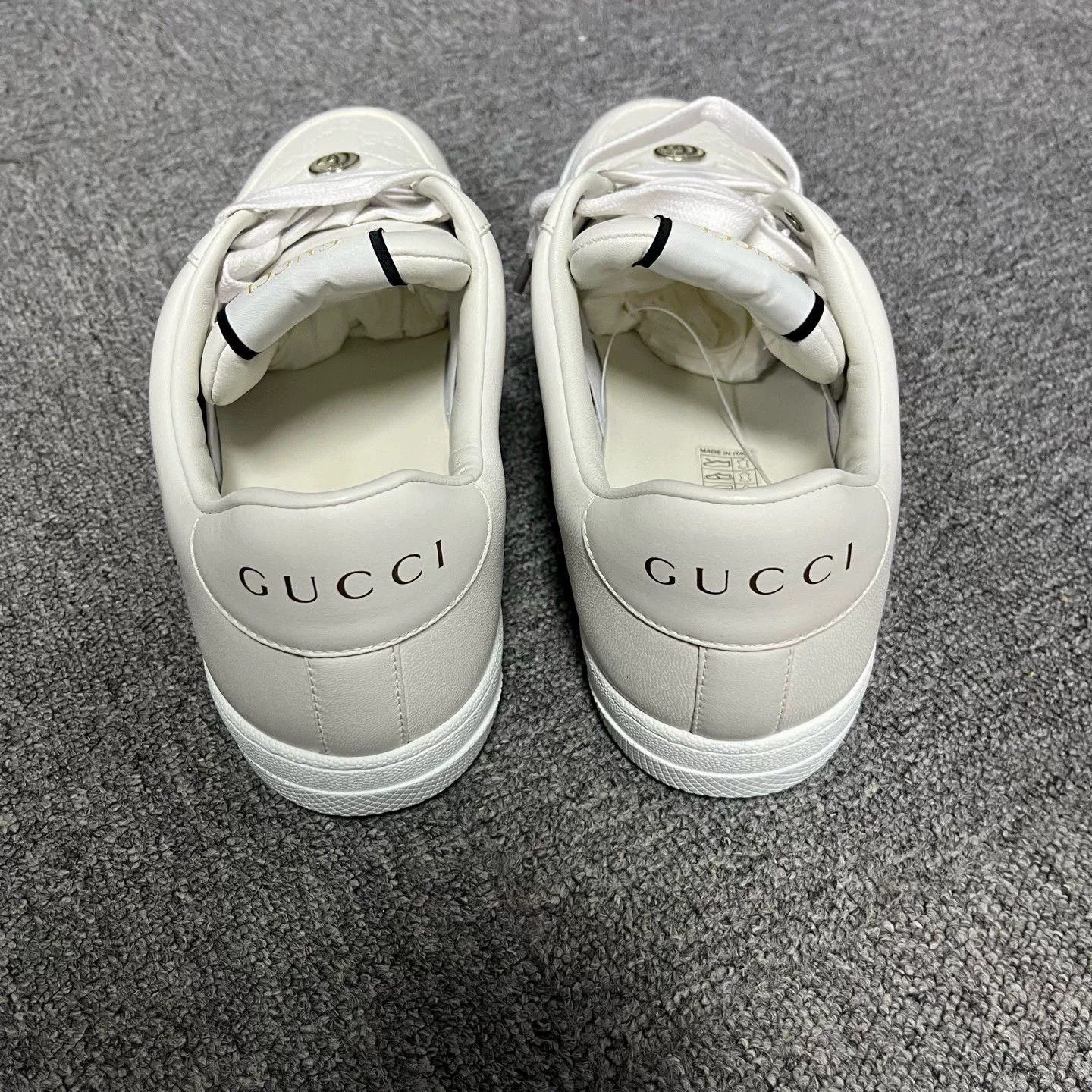 Gucci Gucci Leather Lowtop Sneakers 12.5 Men Size US 12.5 / EU 45-46 - 5 Thumbnail