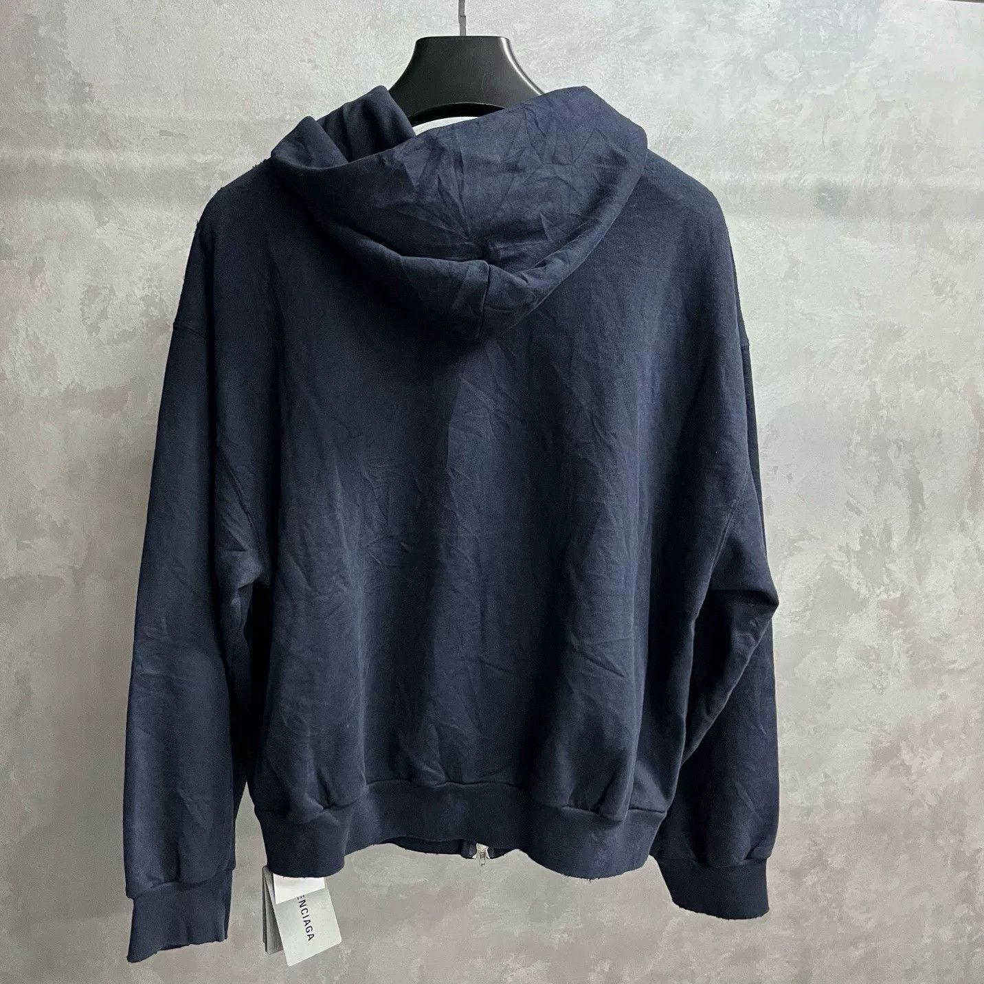 Balenciaga Balenciaga Printed Graphic Blue Hoodie s Men Size US S / EU 44-46 / 1 - 2 Thumbnail