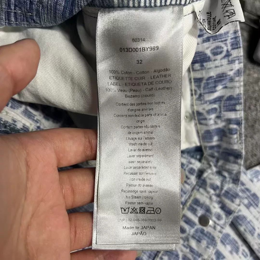 Dior Dior Denim Printed Blue Denim Jeans 28 Men Size US 28 / EU 44 - 4 Thumbnail