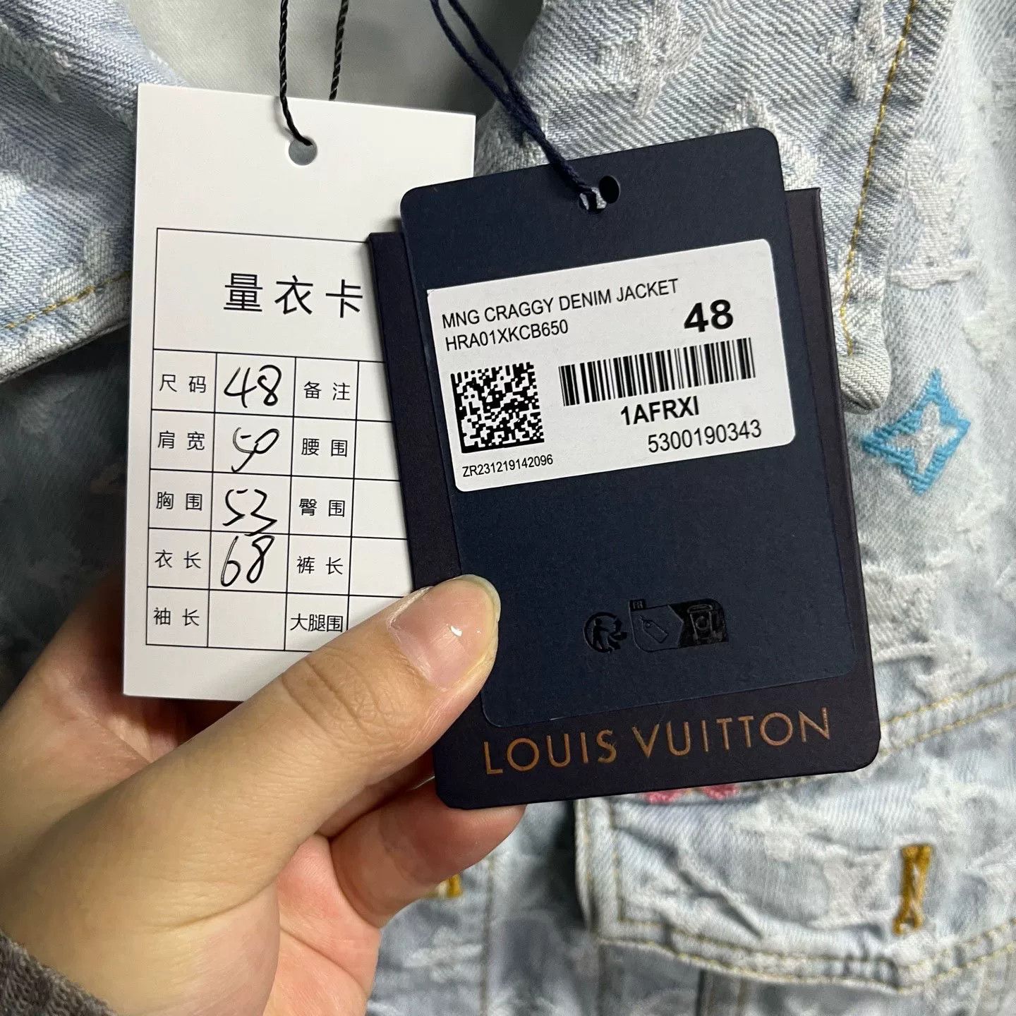 Louis Vuitton Louis Vuitton Retro Embroidered Blue Light Jacket M Men Size US M / EU 48-50 / 2 - 5 Thumbnail