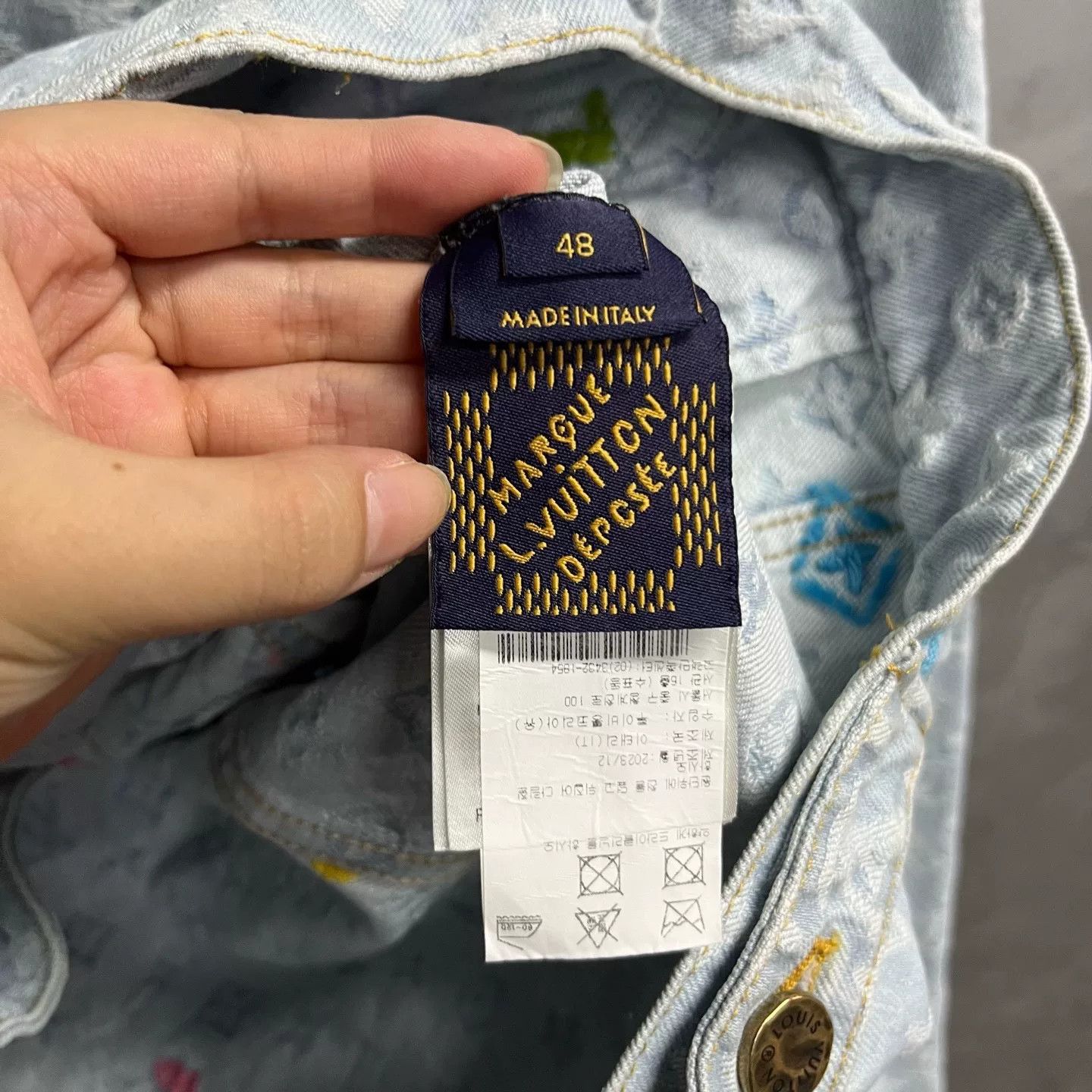 Louis Vuitton Louis Vuitton Retro Embroidered Blue Light Jacket M Men Size US M / EU 48-50 / 2 - 4 Thumbnail