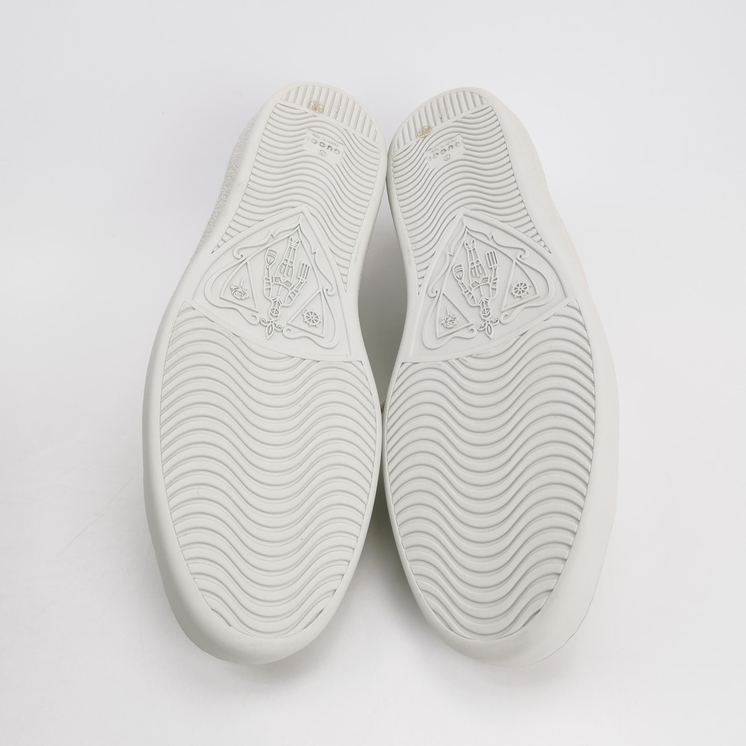 Gucci Gucci Perforated GG Ace Leather Sneakers 48 Size US 15 / EU 48 - 6 Thumbnail