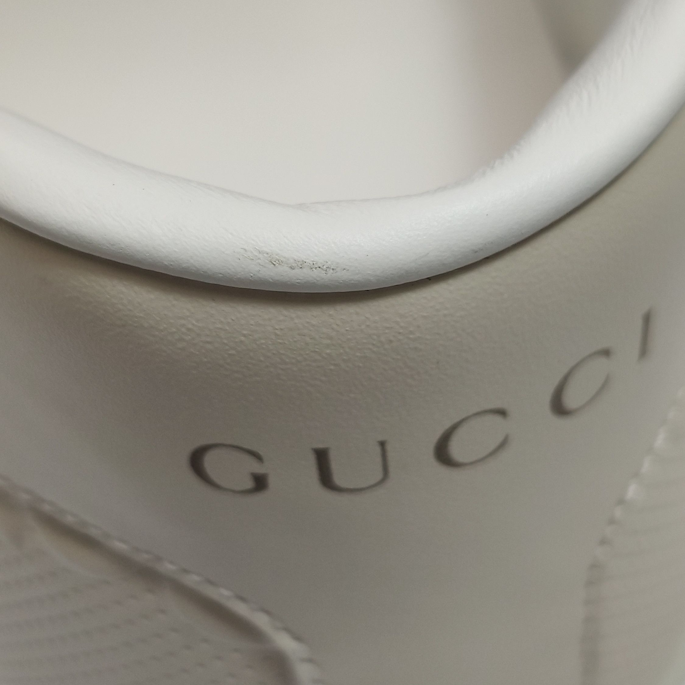Gucci Gucci Perforated GG Ace Leather Sneakers 48 Size US 15 / EU 48 - 8 Thumbnail