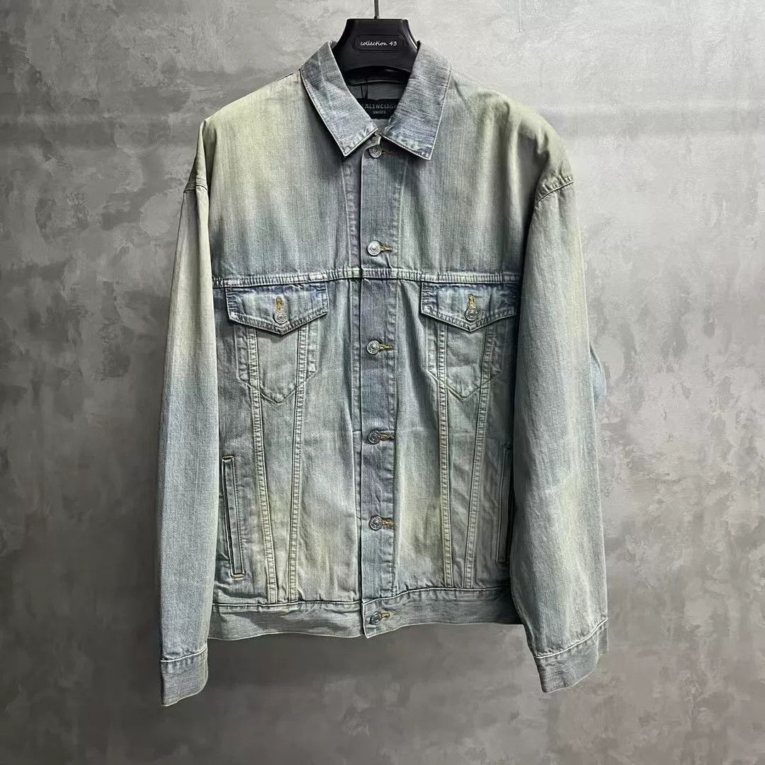Balenciaga Balenciaga Printed Blue Light Jacket xs Men Size US XS / EU 42 / 0 - 2 Thumbnail
