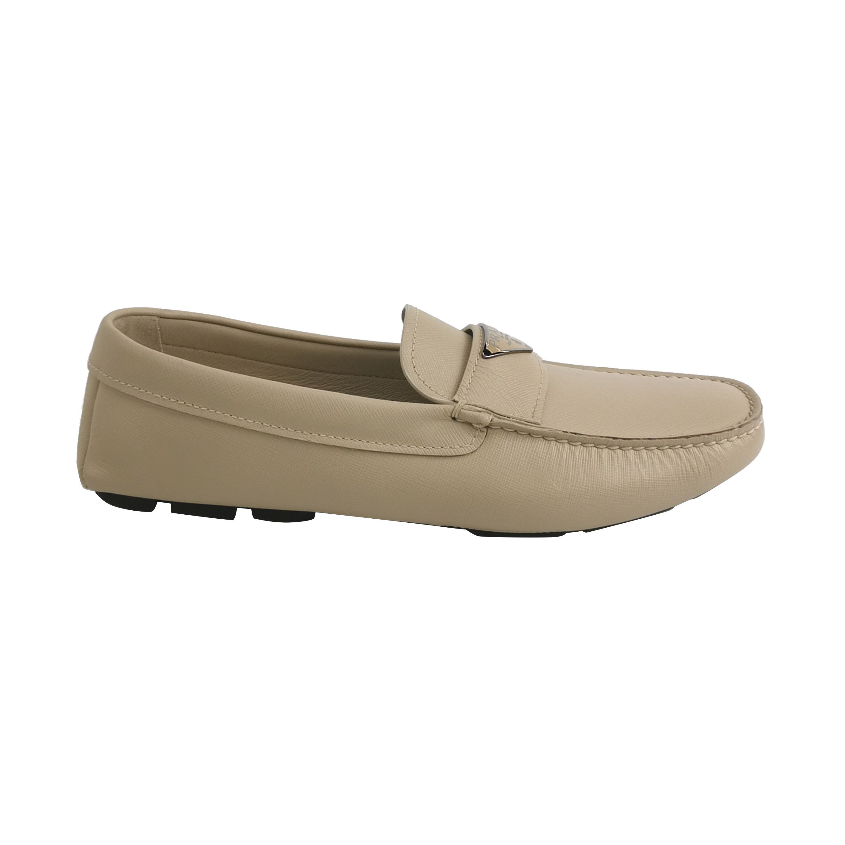 Prada Prada Saffiano Triangle Logo Loafers Size 8.5 Size US 9 / EU 42 - 2 Thumbnail