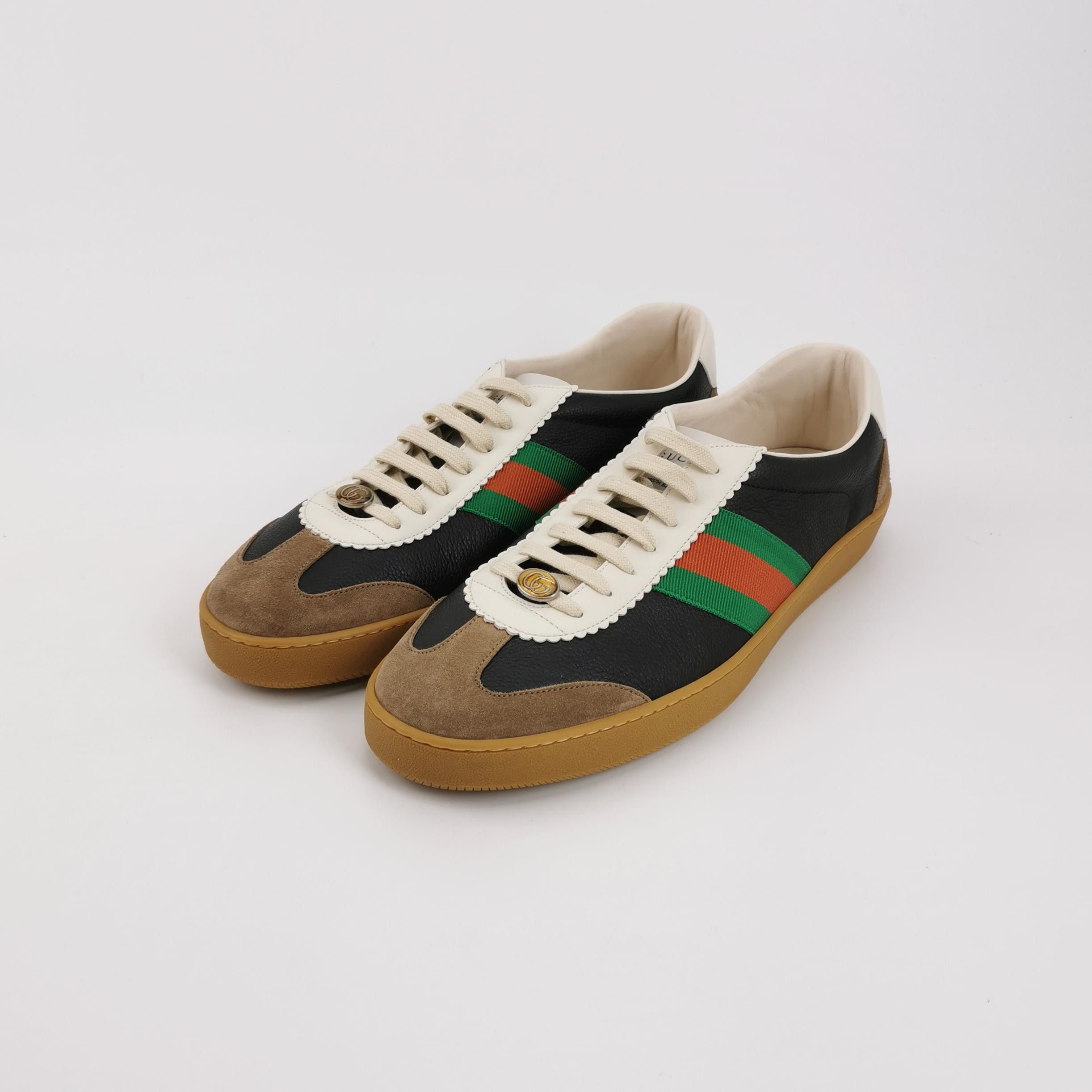 Gucci Gucci G74 Web Stripe Sneakers 14.5 Size US 15 / EU 48 - 3 Thumbnail
