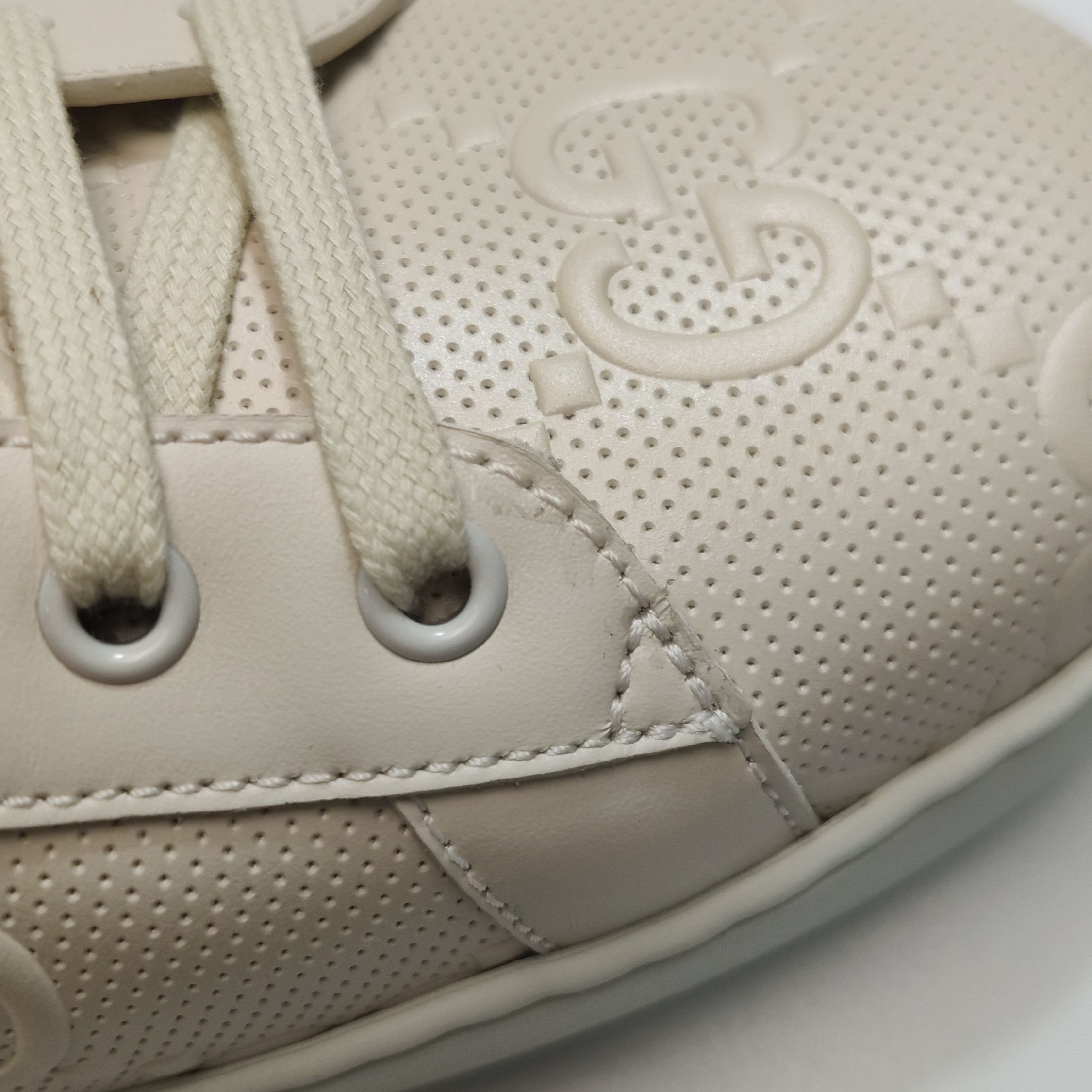 Gucci Gucci Perforated GG Ace Low-Top Sneakers 48 Size US 15 / EU 48 - 8 Thumbnail