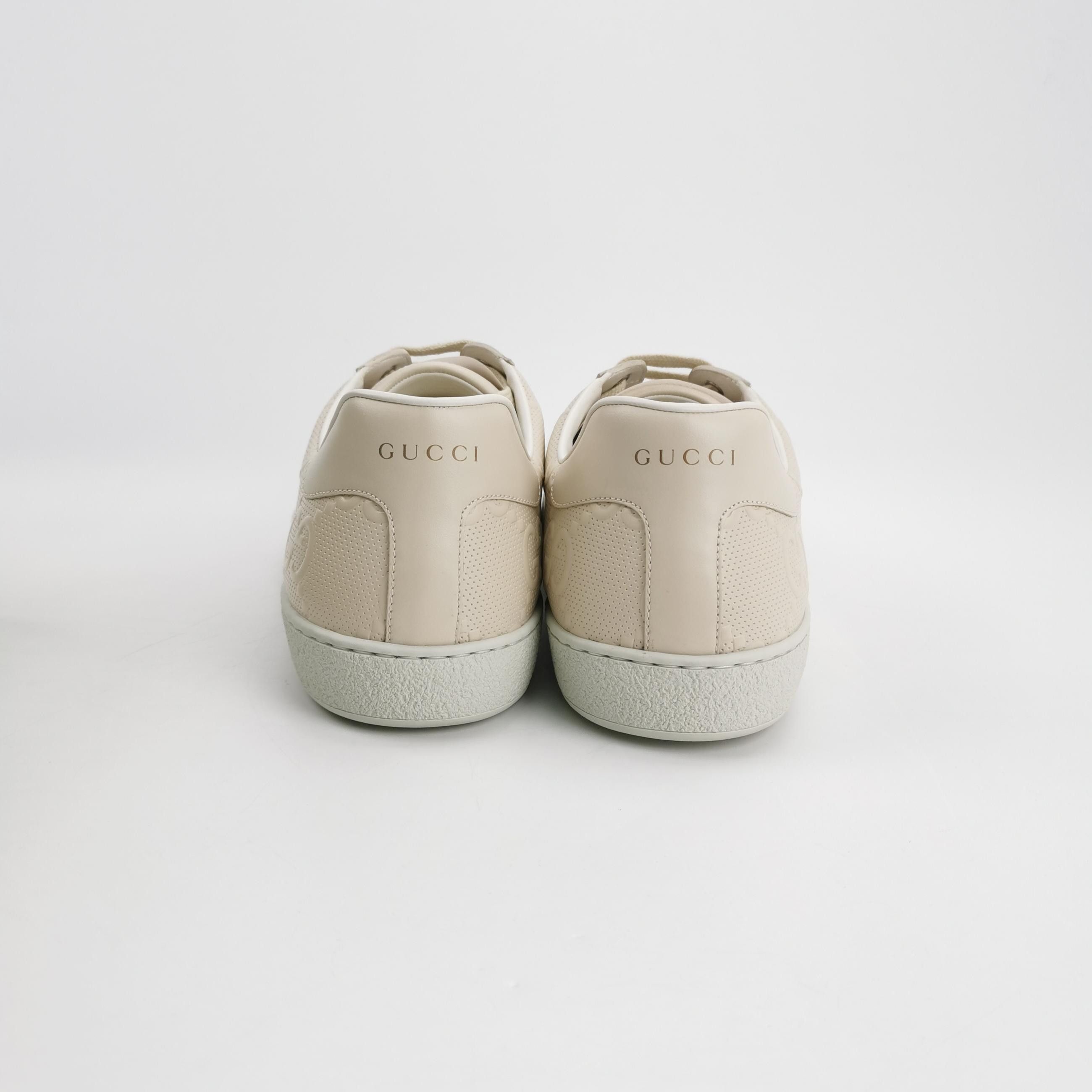 Gucci Gucci Perforated GG Ace Sneakers 15 Size US 15 / EU 48 - 5 Thumbnail