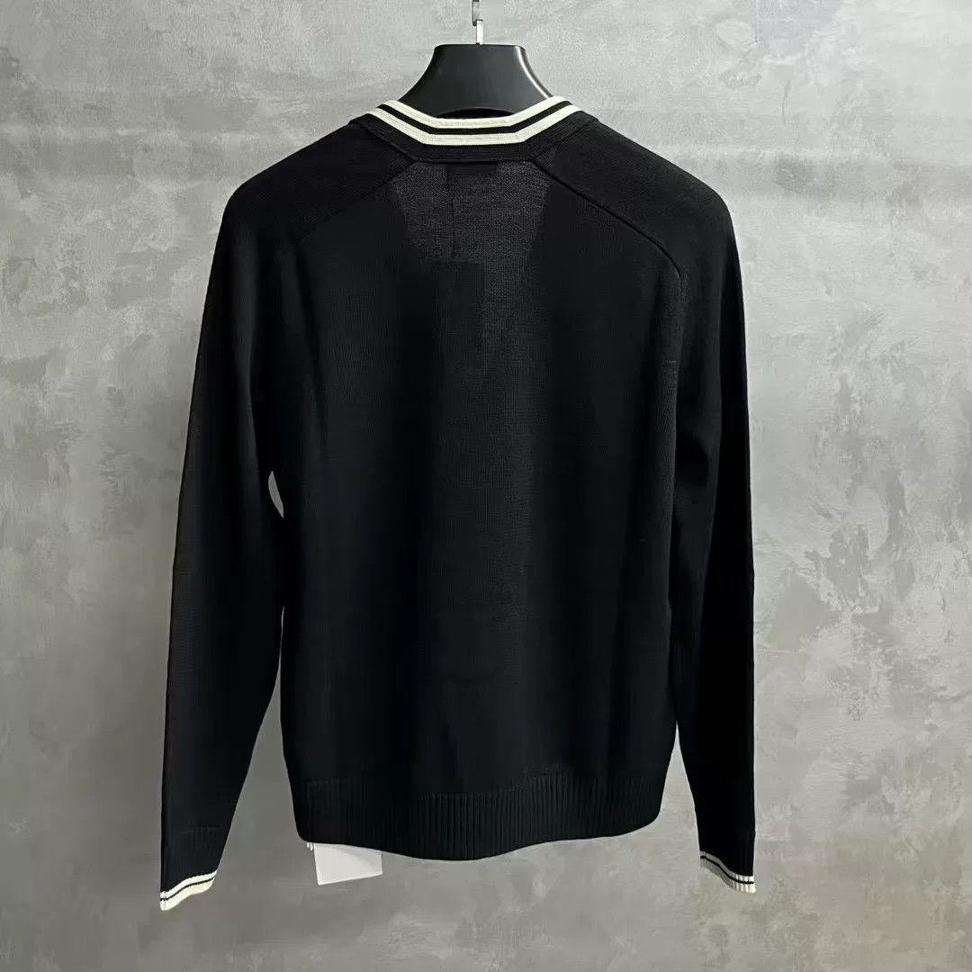 Celine Celine Retro Striped Black Sweater xs Men Size US XS / EU 42 / 0 - 2 Thumbnail