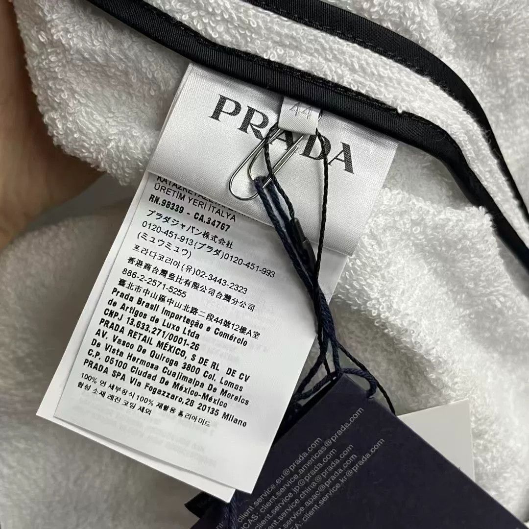 Prada Prada White Jacket XS Women Size XS / US 0-2 / IT 36-38 - 4 Thumbnail