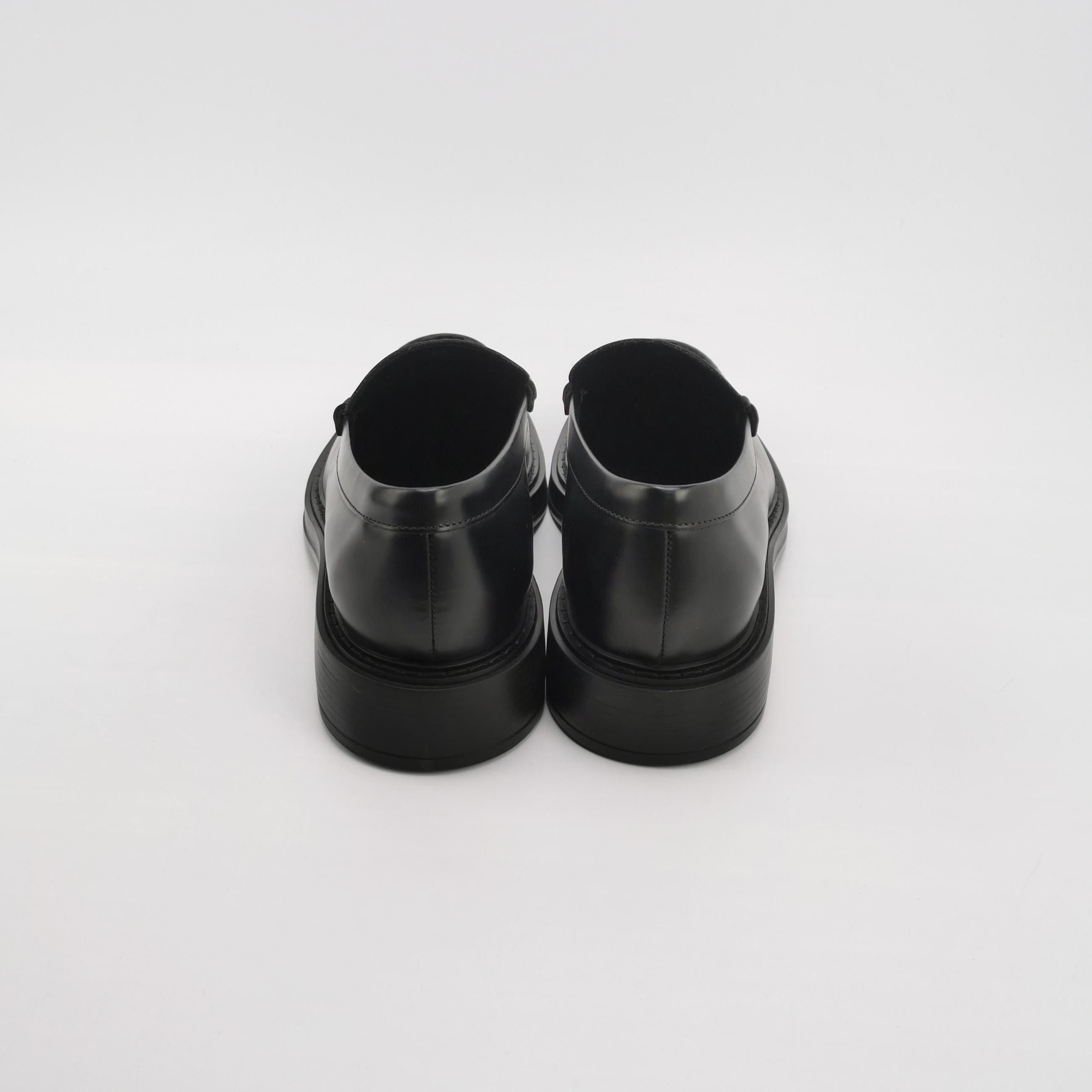 Tod's Tod's Black Leather Penny Loafers EU 43.5 Size US 10 / EU 43 - 5 Thumbnail
