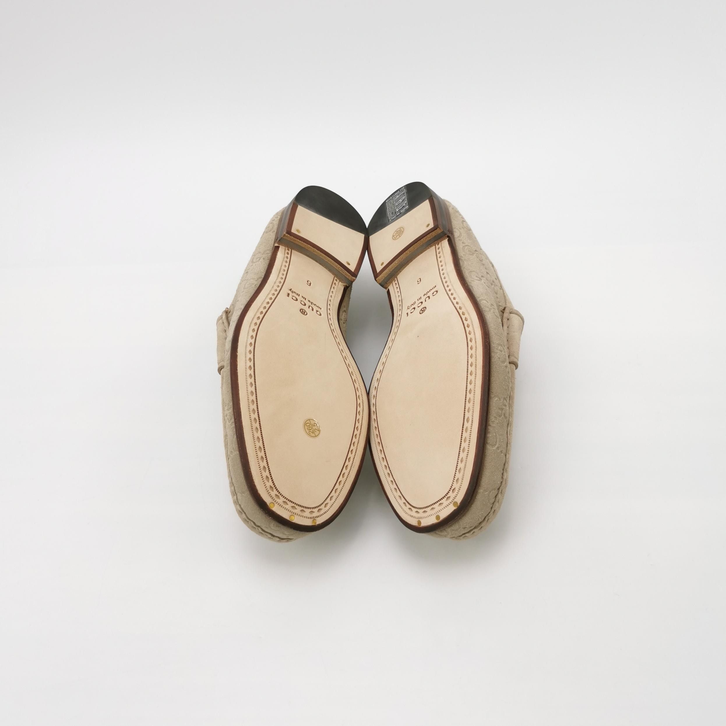 Gucci Gucci GG Monogram Horsebit Suede Loafers 40 Size US 7 / EU 40 - 6 Thumbnail