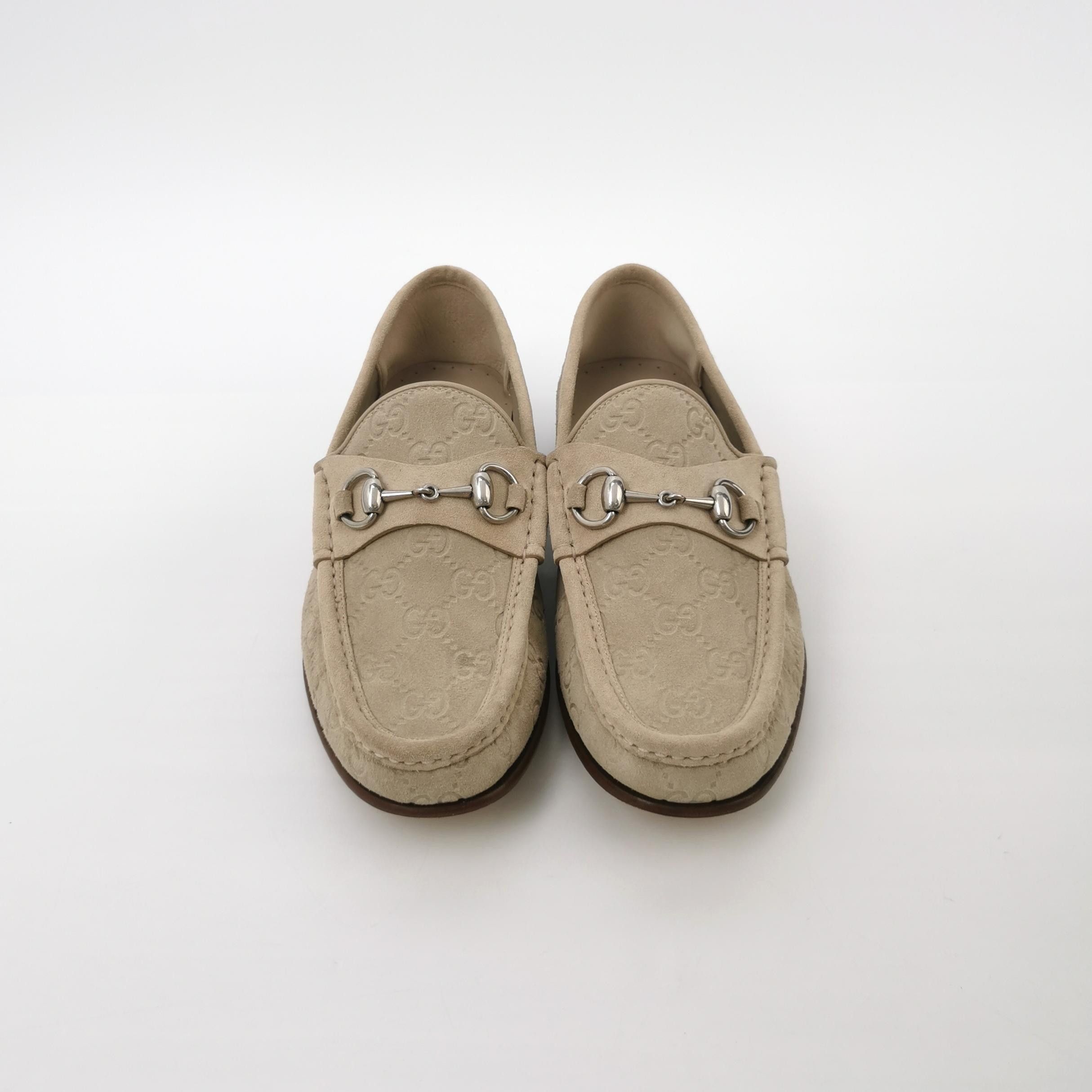 Gucci Gucci GG Monogram Horsebit Suede Loafers 40 Size US 7 / EU 40 - 4 Thumbnail