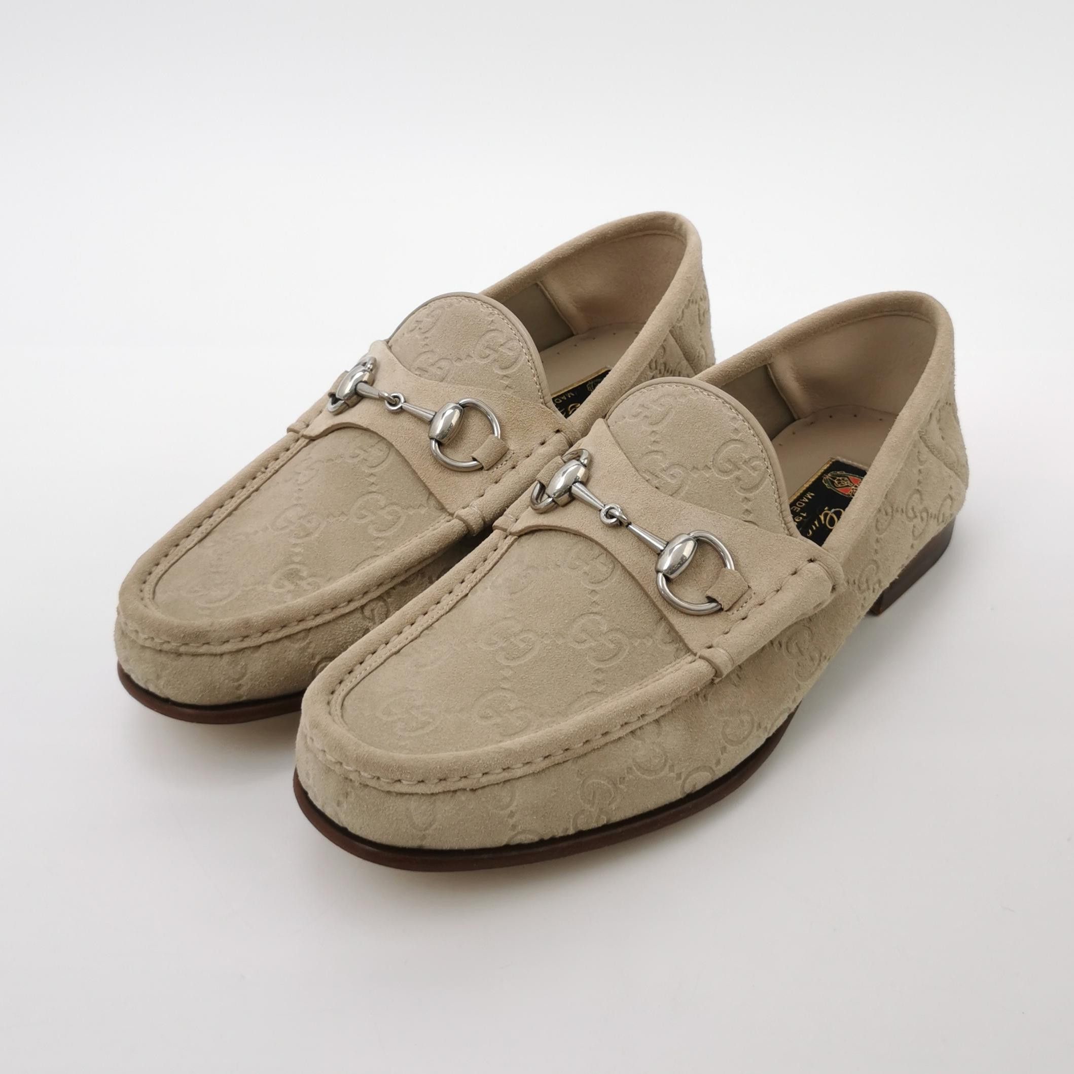 Gucci Gucci GG Monogram Horsebit Suede Loafers 40 Size US 7 / EU 40 - 3 Thumbnail