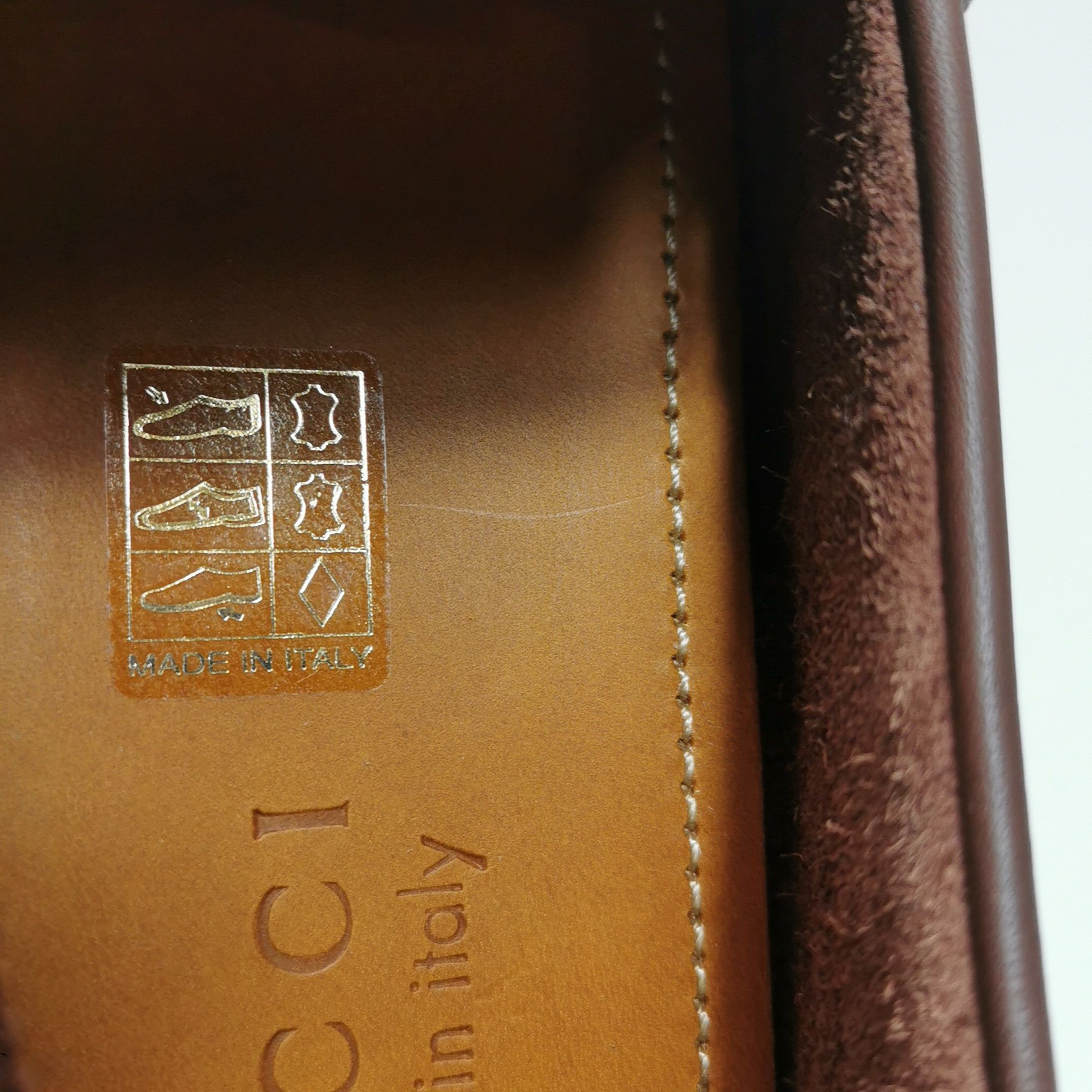 Gucci Gucci Horsebit Web Stripe Leather Drivers 5.5 Size US 6 / EU 39 - 10 Thumbnail