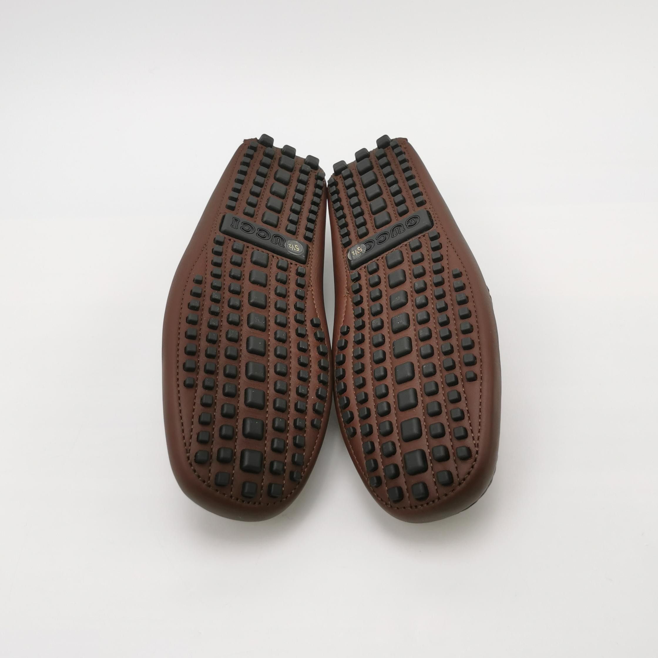 Gucci Gucci Horsebit Web Stripe Leather Drivers 5.5 Size US 6 / EU 39 - 6 Thumbnail