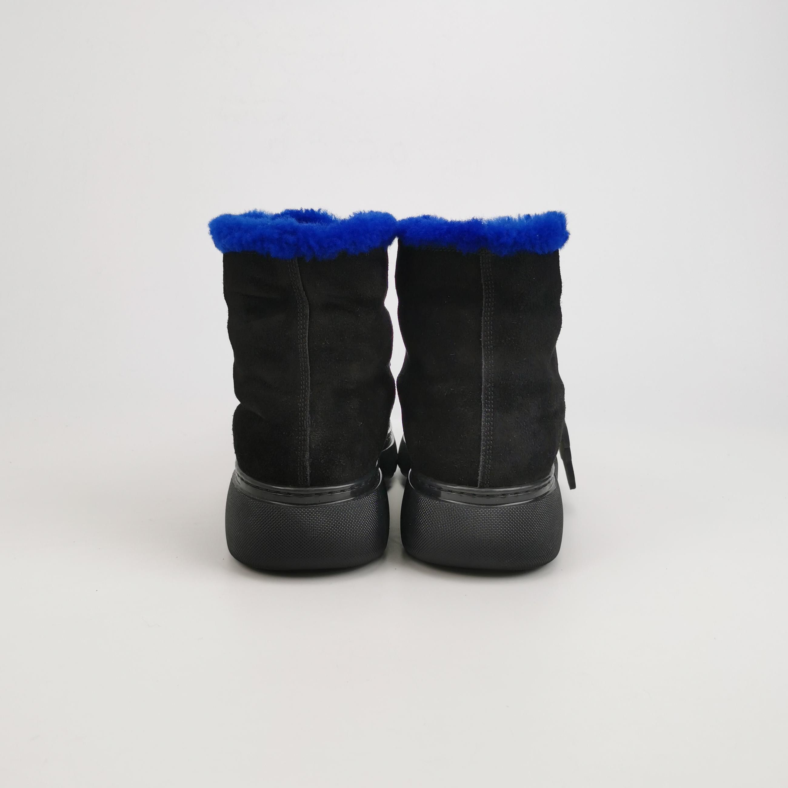 Burberry Burberry Blue Shearling Suede Boots 41 Size US 8 / EU 41 - 5 Thumbnail