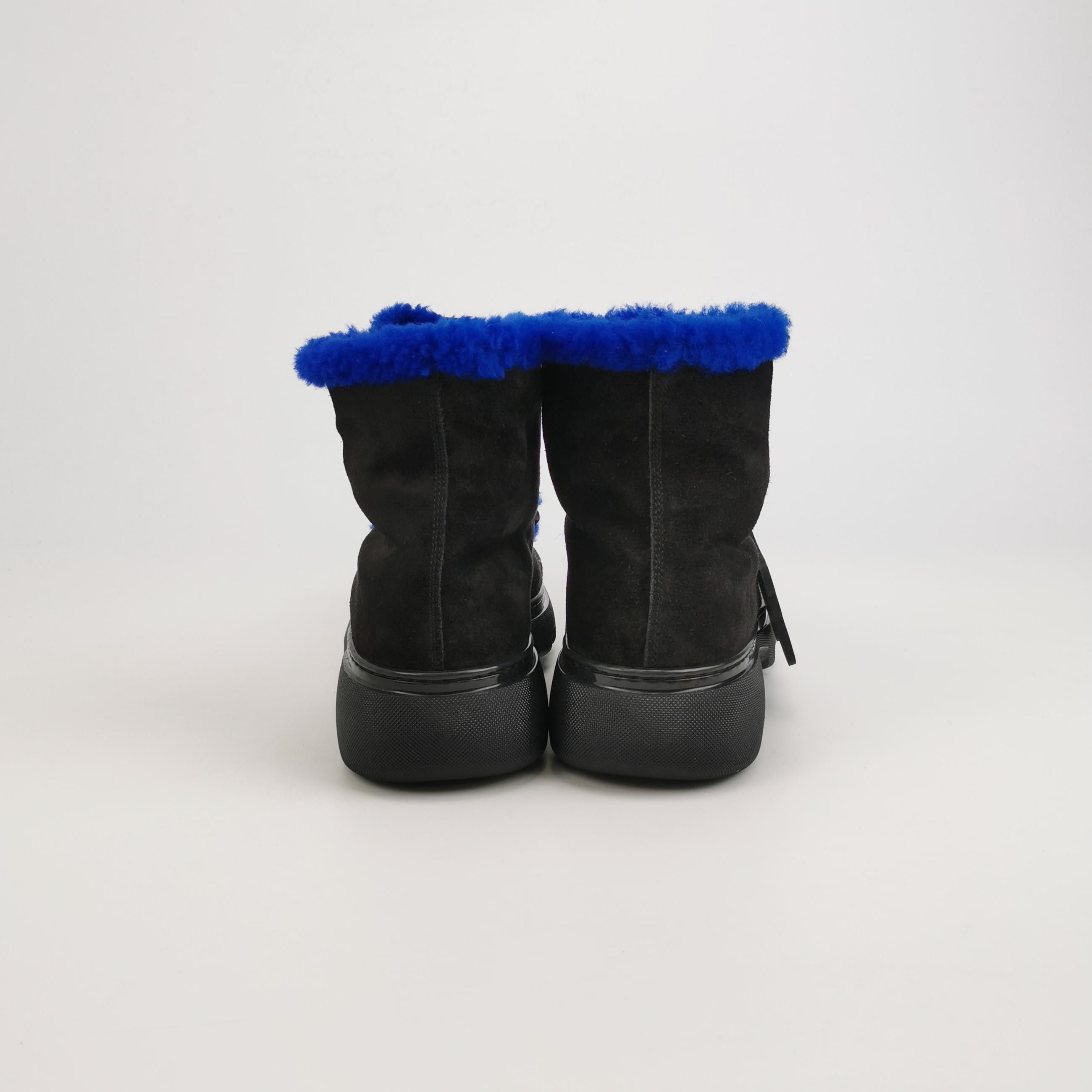 Burberry Burberry Blue Shearling Suede Creeper Boots 41 Size US 8 / EU 41 - 5 Thumbnail