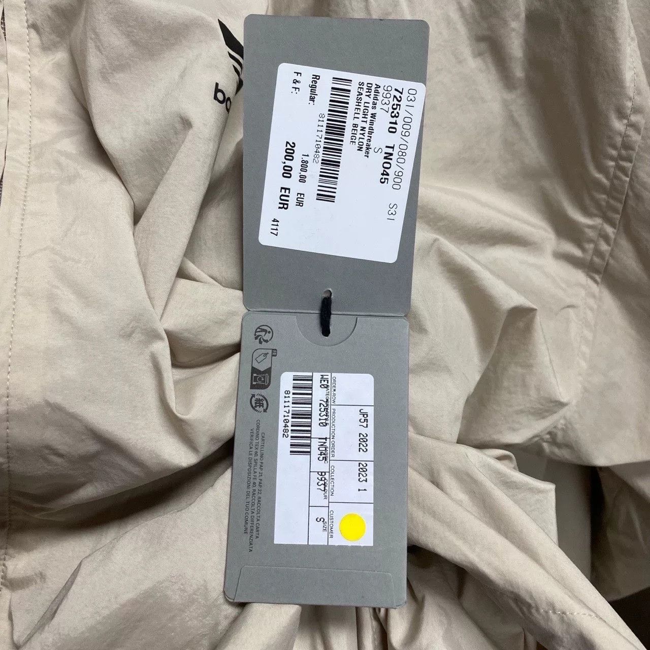 Balenciaga Balenciaga Retro Graphic Beige Light Jacket xs Men Size US XS / EU 42 / 0 - 6 Thumbnail
