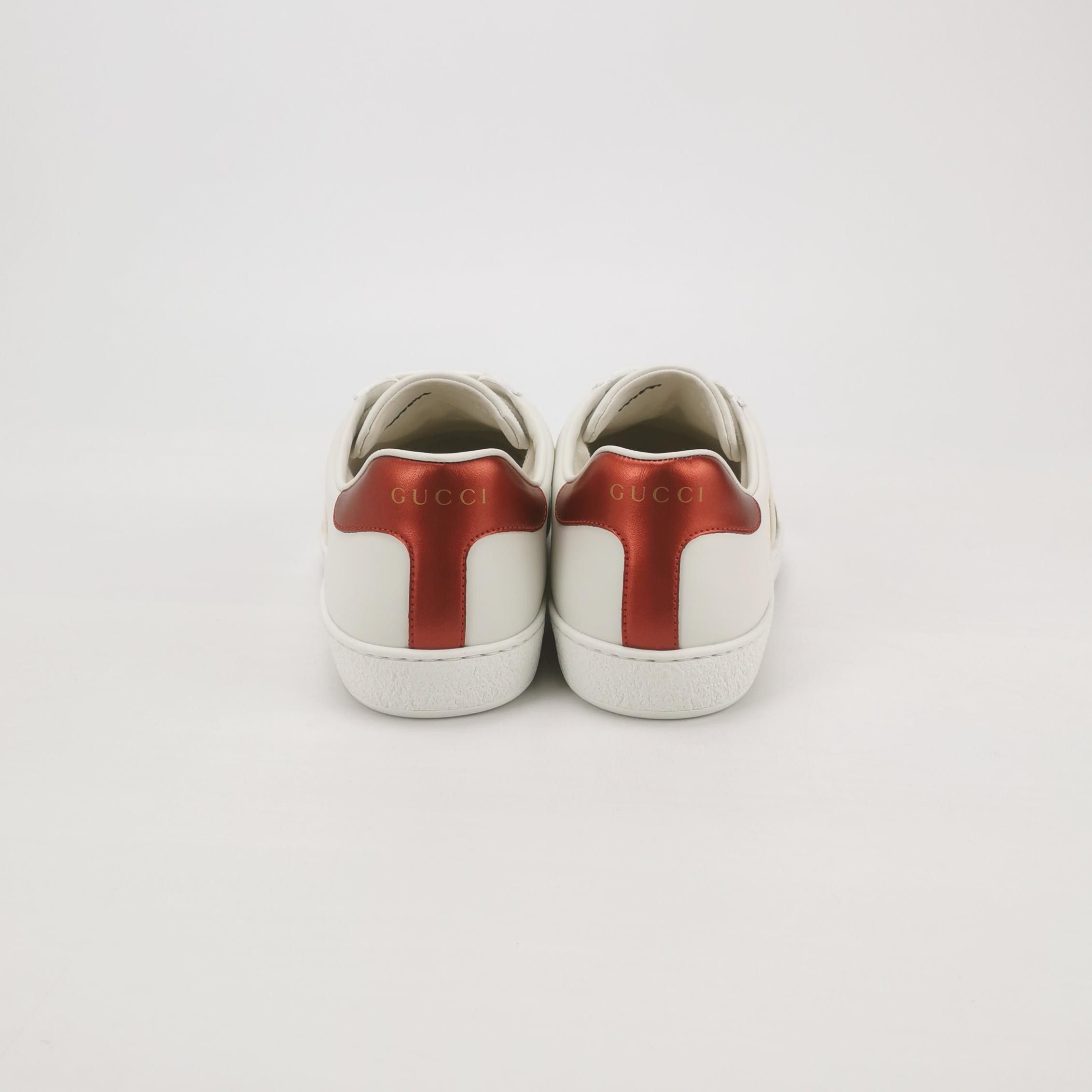 Gucci Gucci Elastic Logo Ace Sneakers 38.5 Size US 8.5 / IT 38.5 - 5 Thumbnail