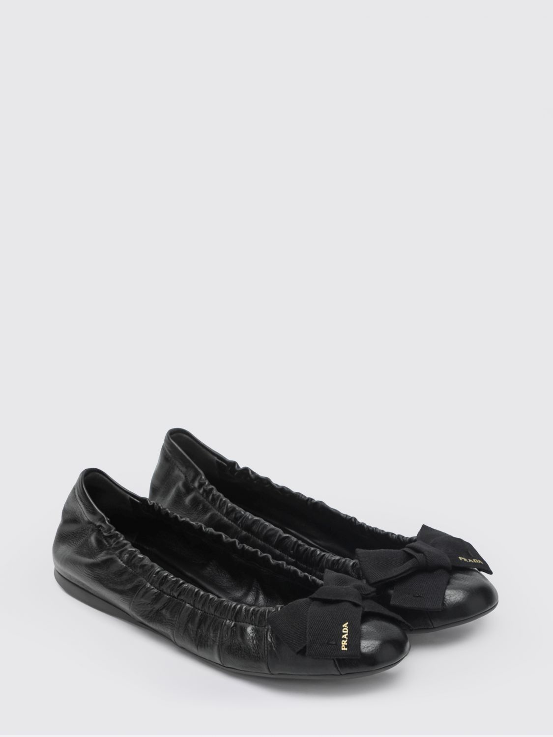Prada Prada Ballet Flat Woman Black Size US 7 / IT 37 - 2 Thumbnail