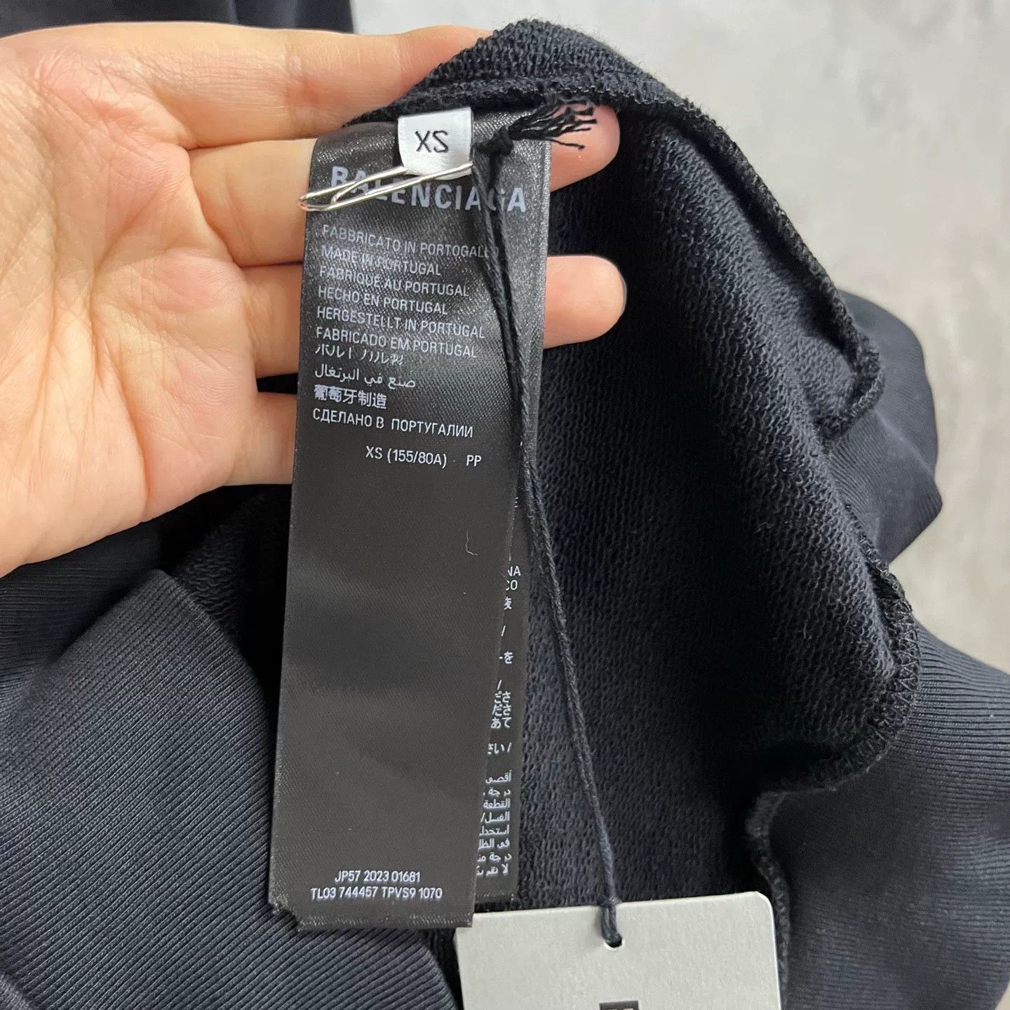Balenciaga Balenciaga Retro Printed Black Hoodie xs Men Size US XS / EU 42 / 0 - 4 Thumbnail
