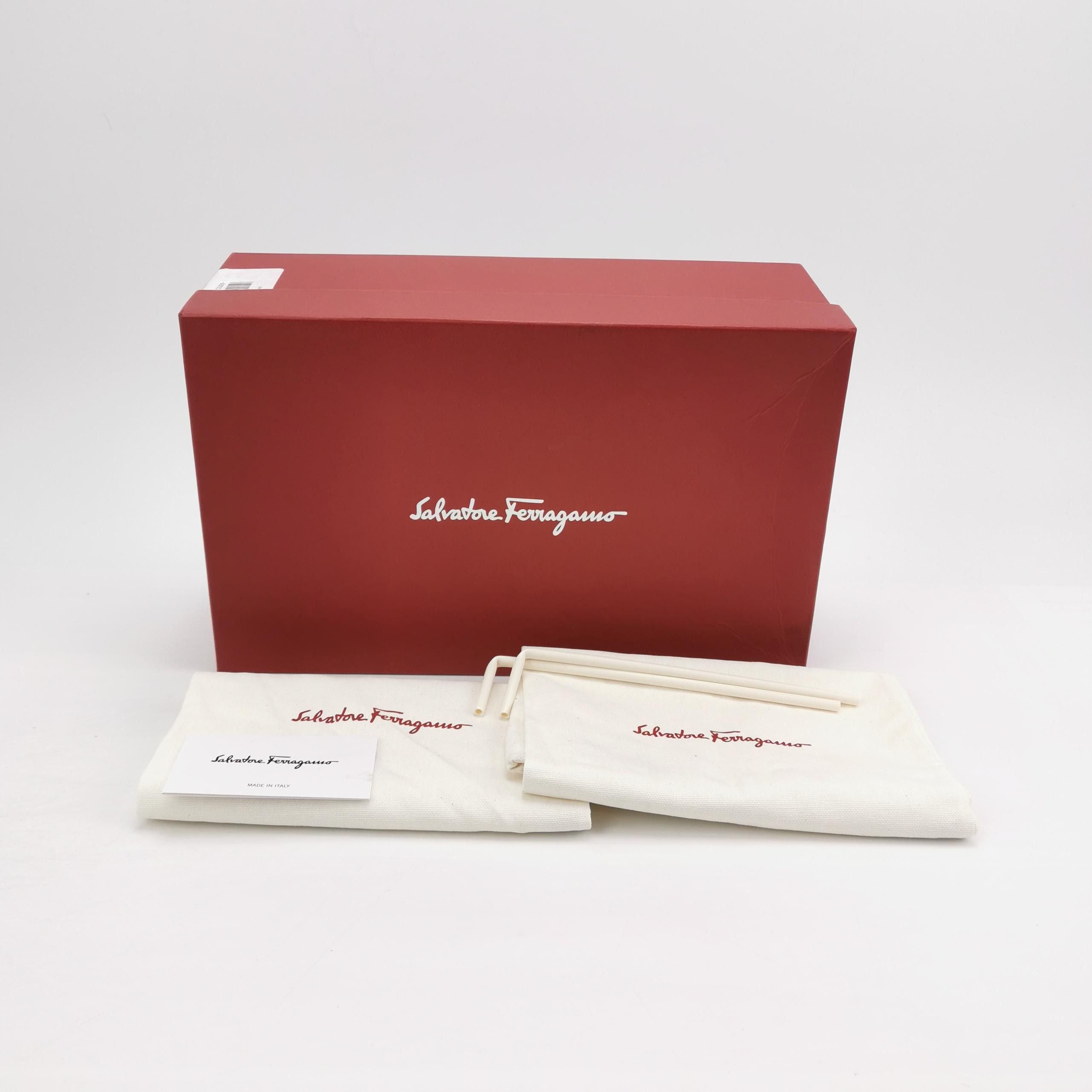 Salvatore Ferragamo Salvatore Ferragamo Gancini Leather Loafers 44 Size US 11 / EU 44 - 7 Thumbnail