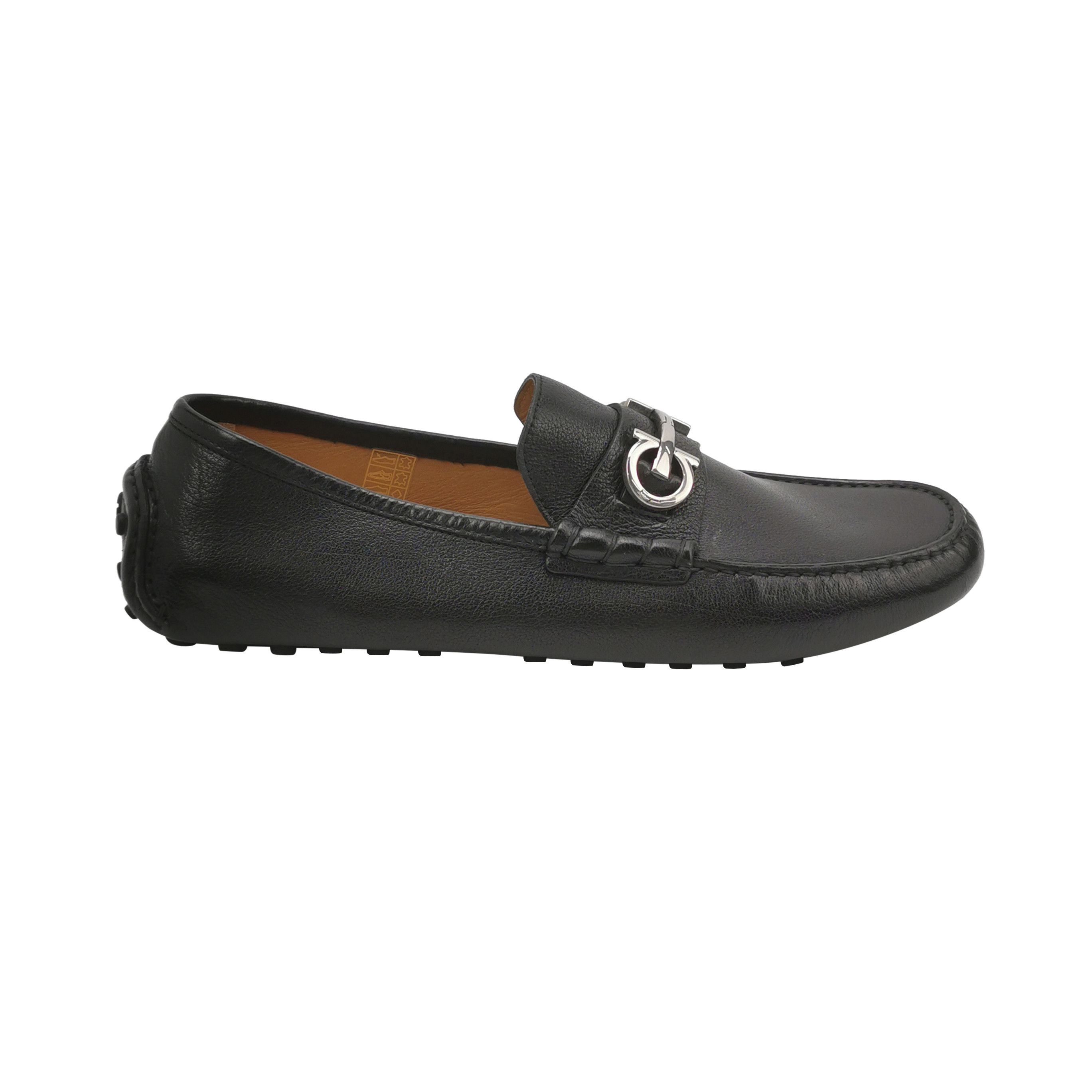 Salvatore Ferragamo Salvatore Ferragamo Gancini Leather Loafers 44 Size US 11 / EU 44 - 2 Thumbnail