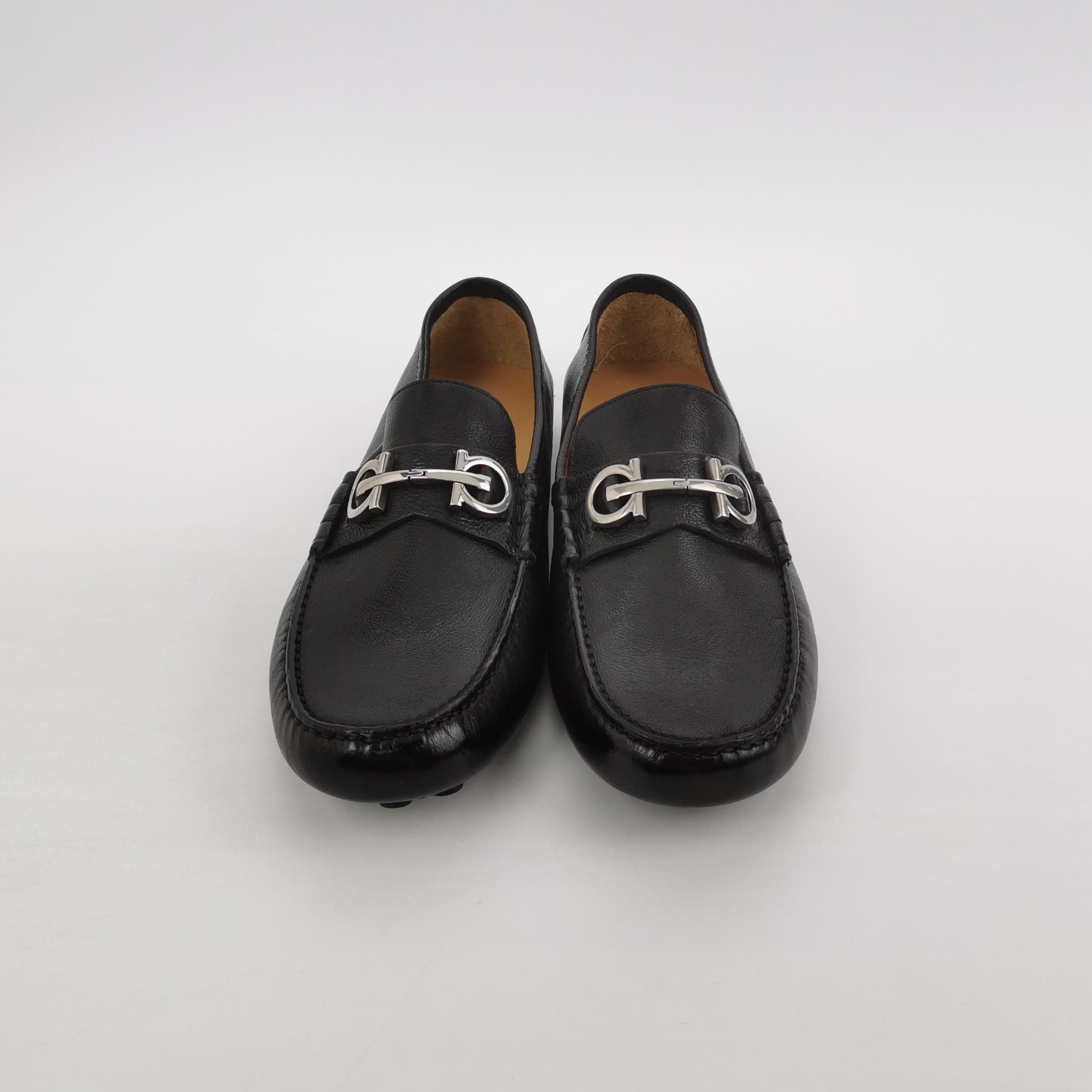 Salvatore Ferragamo Salvatore Ferragamo Gancini Leather Loafers 44 Size US 11 / EU 44 - 4 Thumbnail
