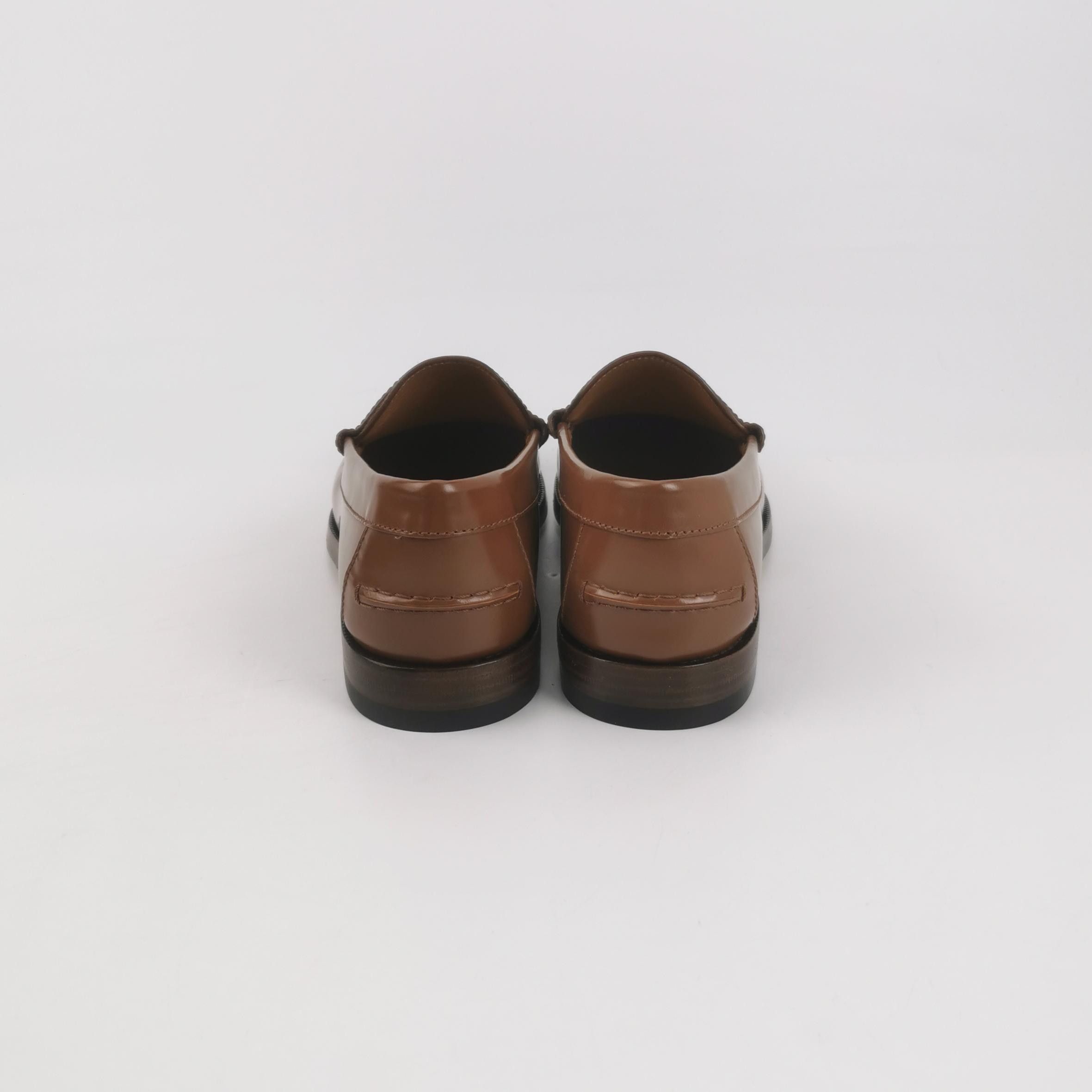 Gucci Gucci Interlocking G Leather Loafers Size 39.5 Size US 6 / EU 39 - 5 Thumbnail