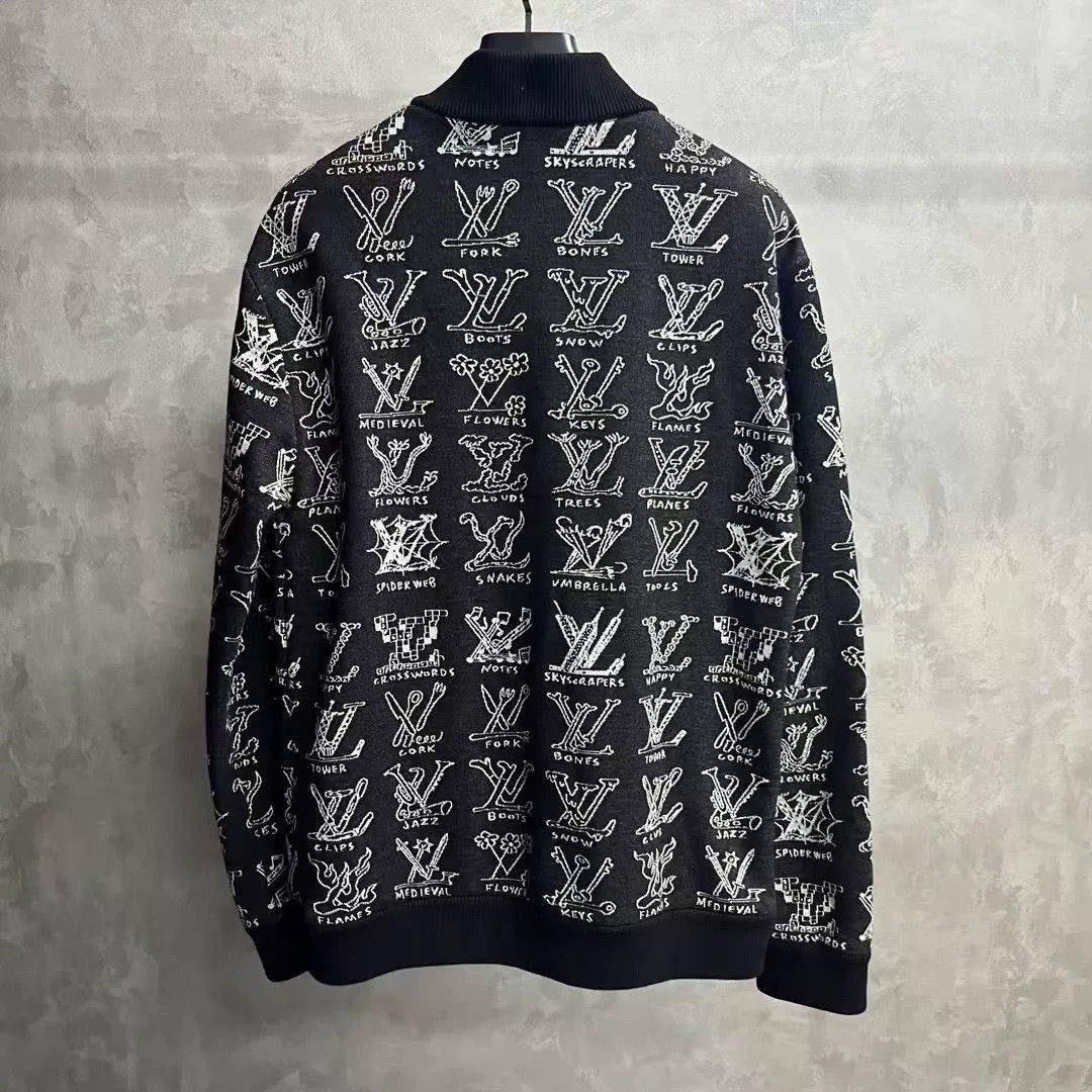 Louis Vuitton Louis Vuitton Retro Black Hoodie xl Men Size US XL / EU 56 / 4 - 2 Thumbnail