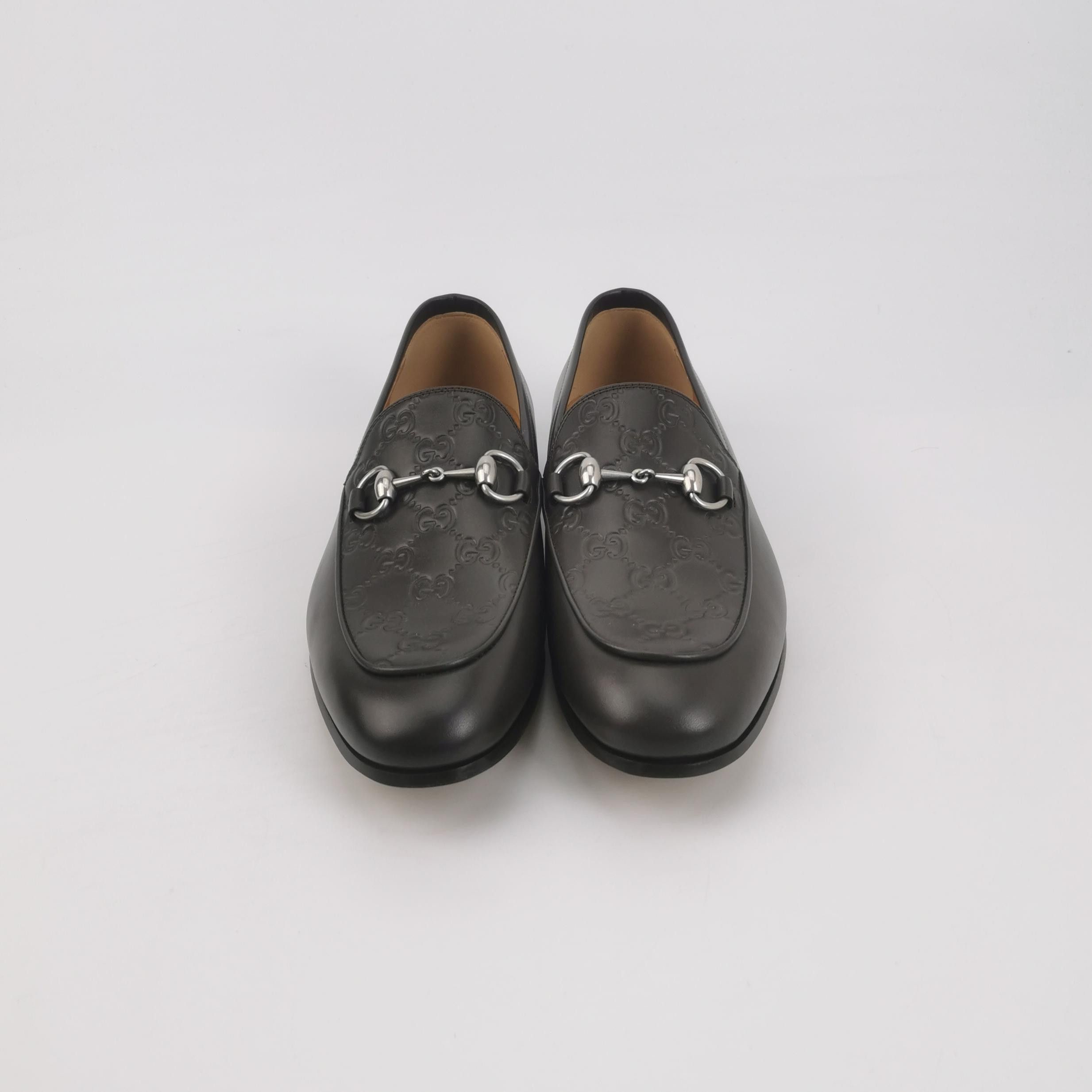 Gucci Gucci GG Monogram Leather Bit Loafers 40 Size US 7 / EU 40 - 4 Thumbnail
