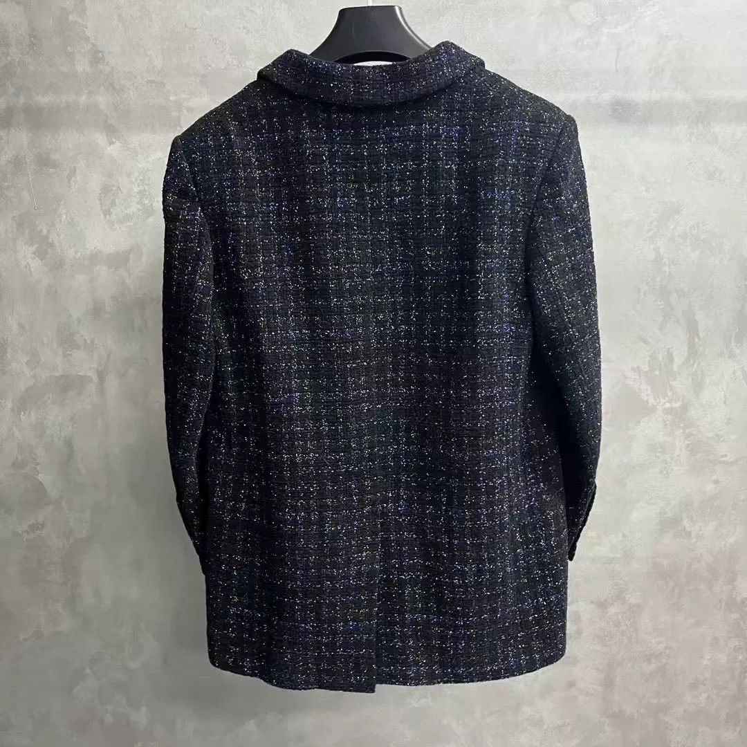 Chanel Chanel Blue Jacket XS Women Size XS / US 0-2 / IT 36-38 - 2 Thumbnail