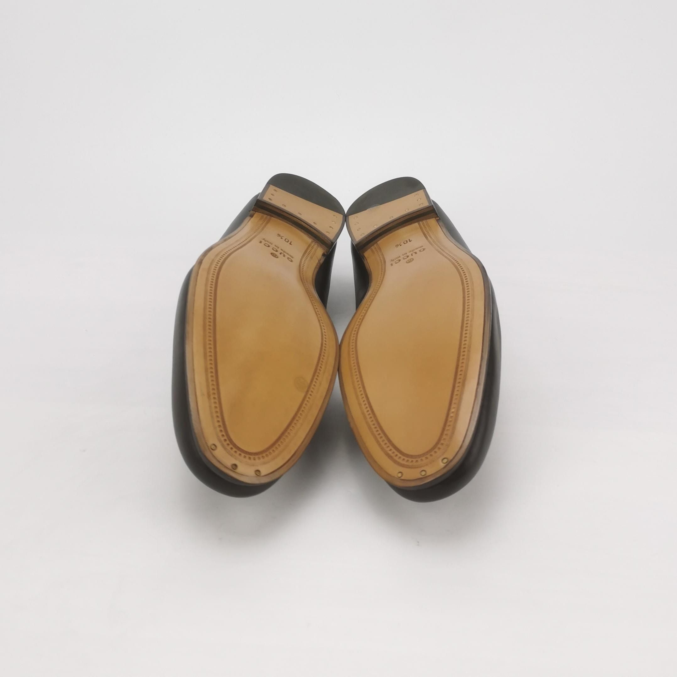 Gucci Gucci Leather Horsebit Loafers 44.5 Size US 11 / EU 44 - 6 Thumbnail