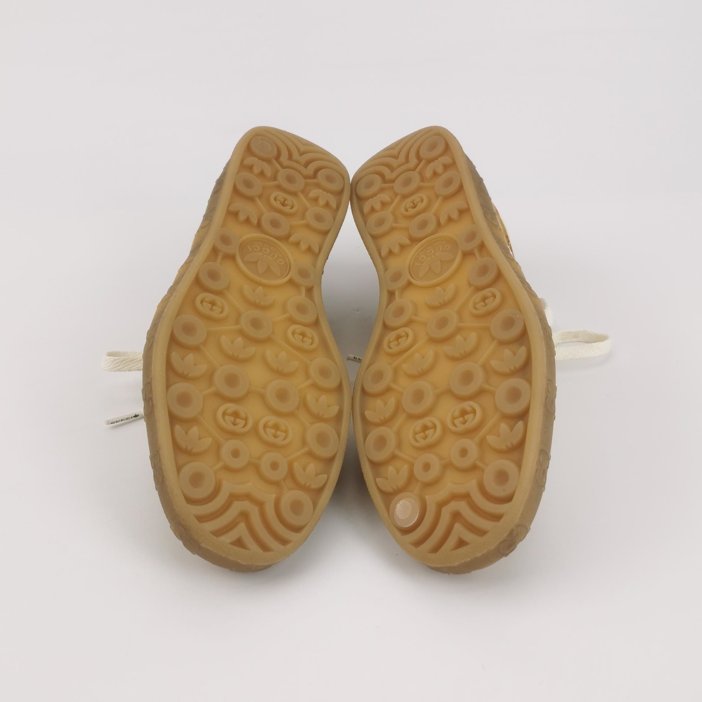 Gucci Gucci x Adidas GG Monogram Canvas Gazelle Sneakers EU 39.5 Size US 6 / EU 39 - 6 Thumbnail
