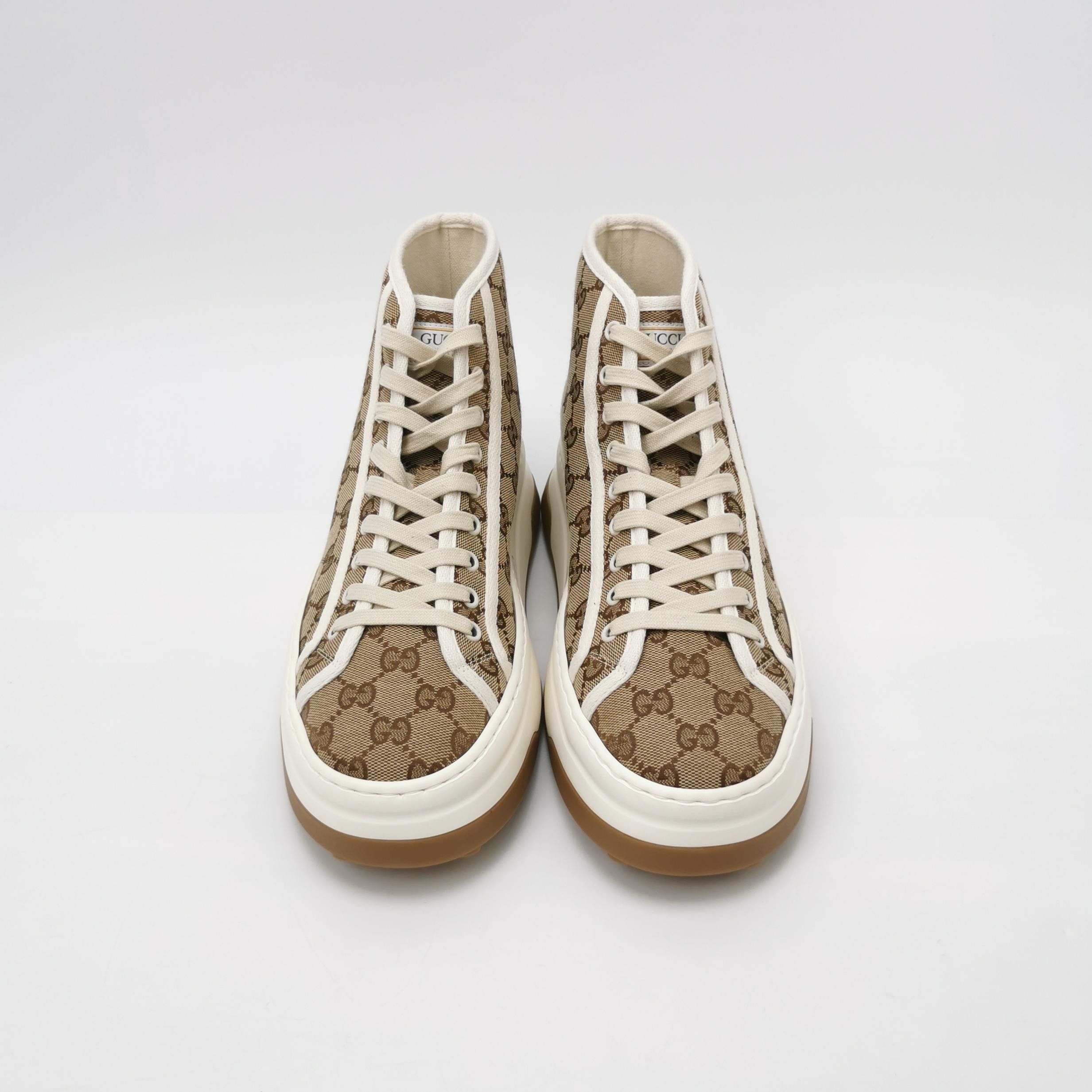 Gucci Gucci Tennis 1977 GG Monogram Canvas Sneakers Size 42.5 Size US 9 / EU 42 - 4 Thumbnail