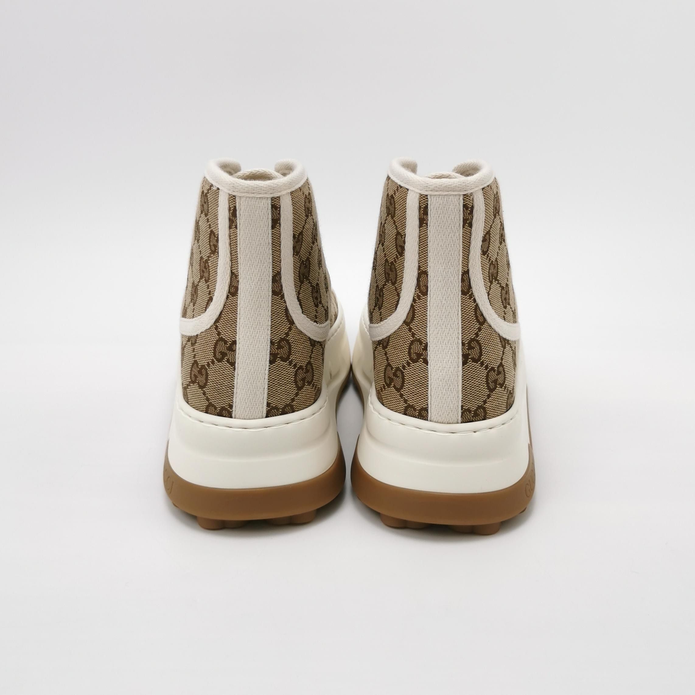 Gucci Gucci Tennis 1977 GG Monogram Canvas Sneakers Size 42.5 Size US 9 / EU 42 - 5 Thumbnail