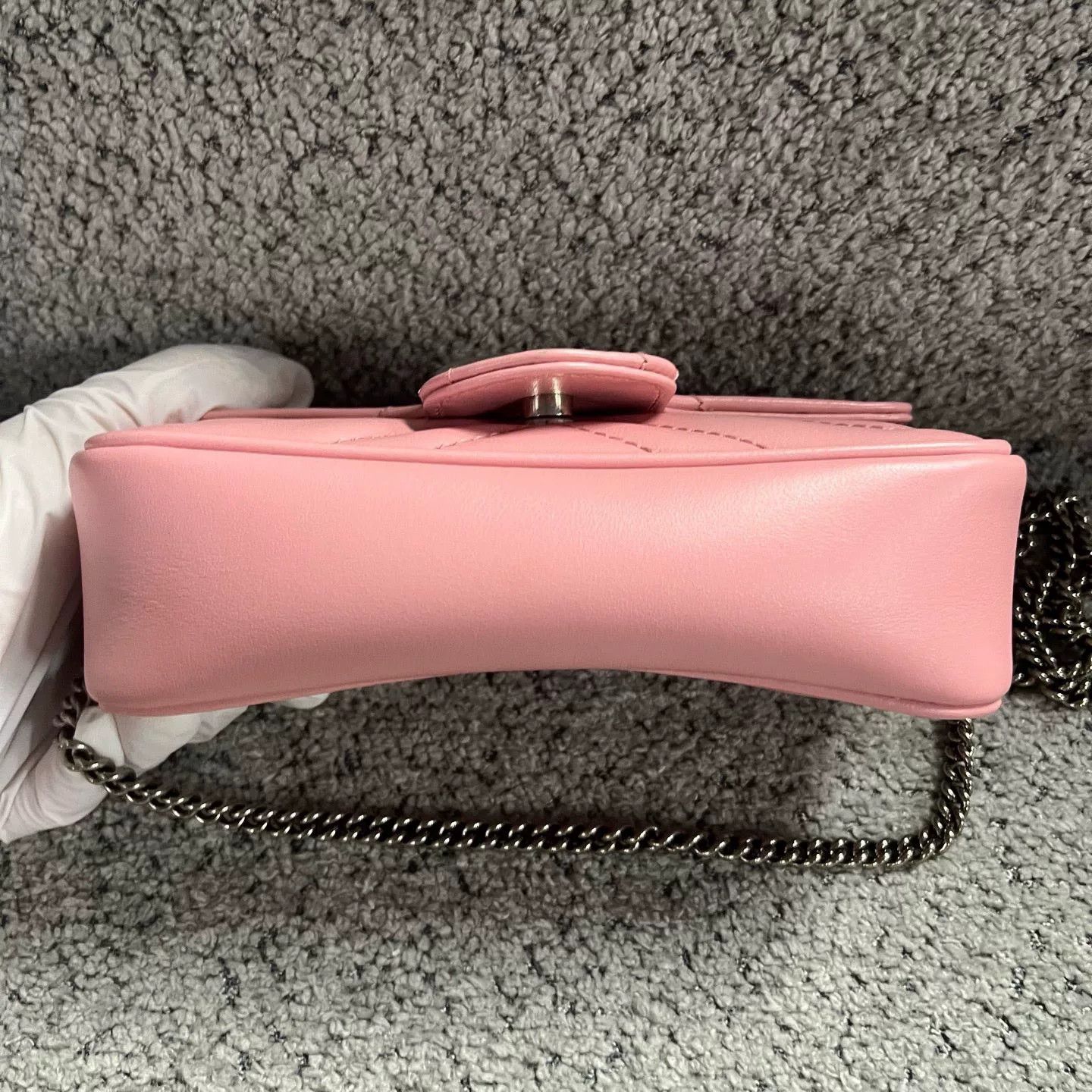Gucci Gucci Retro Silver Shoulder Bag OS Women Size ONE SIZE - 4 Thumbnail