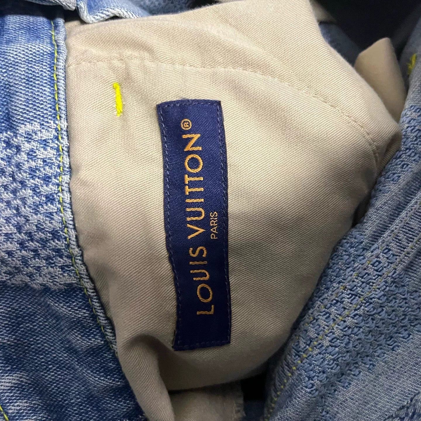 Louis Vuitton Louis Vuitton Denim Plaid Blue Denim Jeans 28 Men Size US 28 / EU 44 - 5 Thumbnail