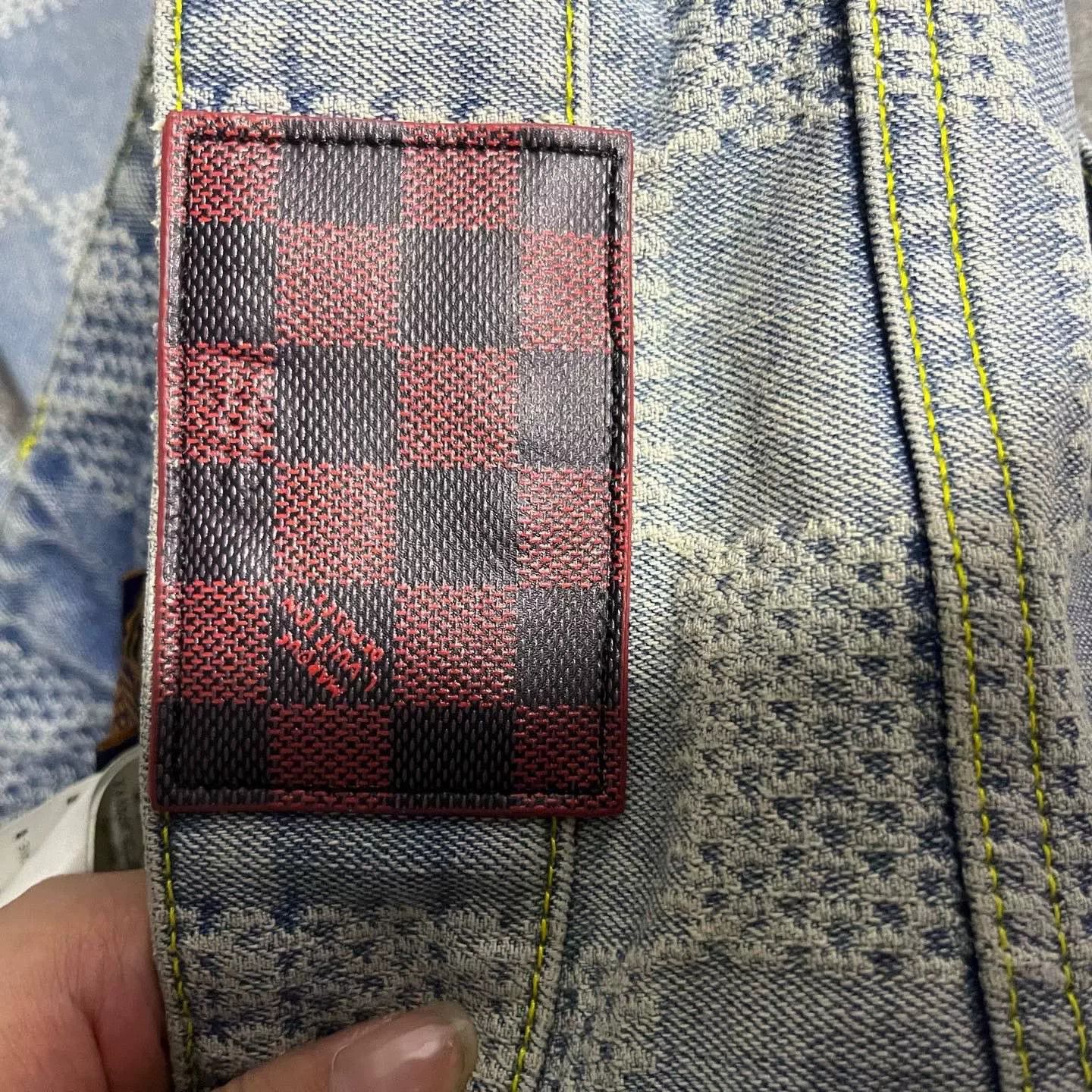 Louis Vuitton Louis Vuitton Denim Plaid Blue Denim Jeans 28 Men Size US 28 / EU 44 - 6 Thumbnail
