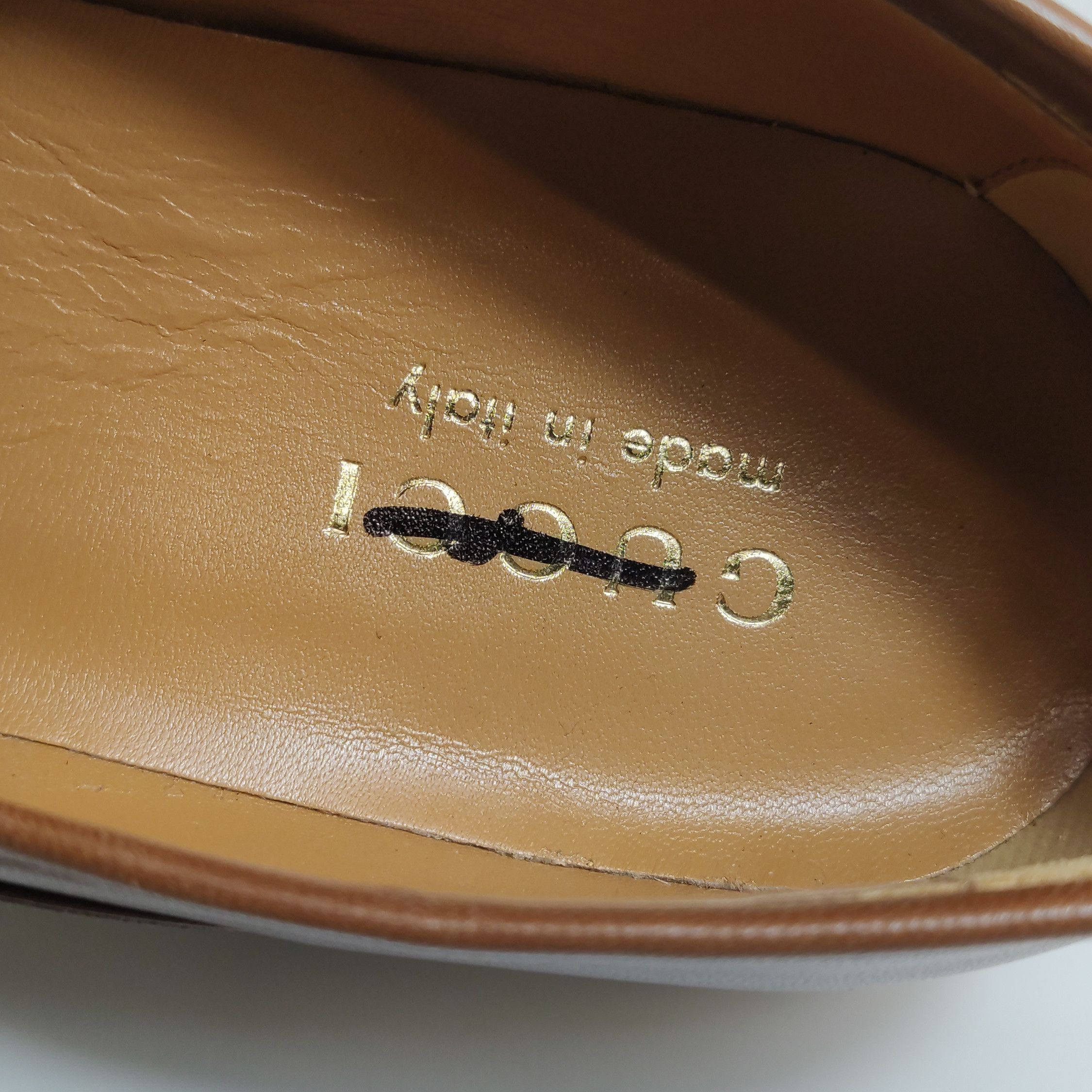 Gucci Gucci Interlocking G Chain Leather Loafers UK 5.5 Size US 6 / EU 39 - 13 Thumbnail